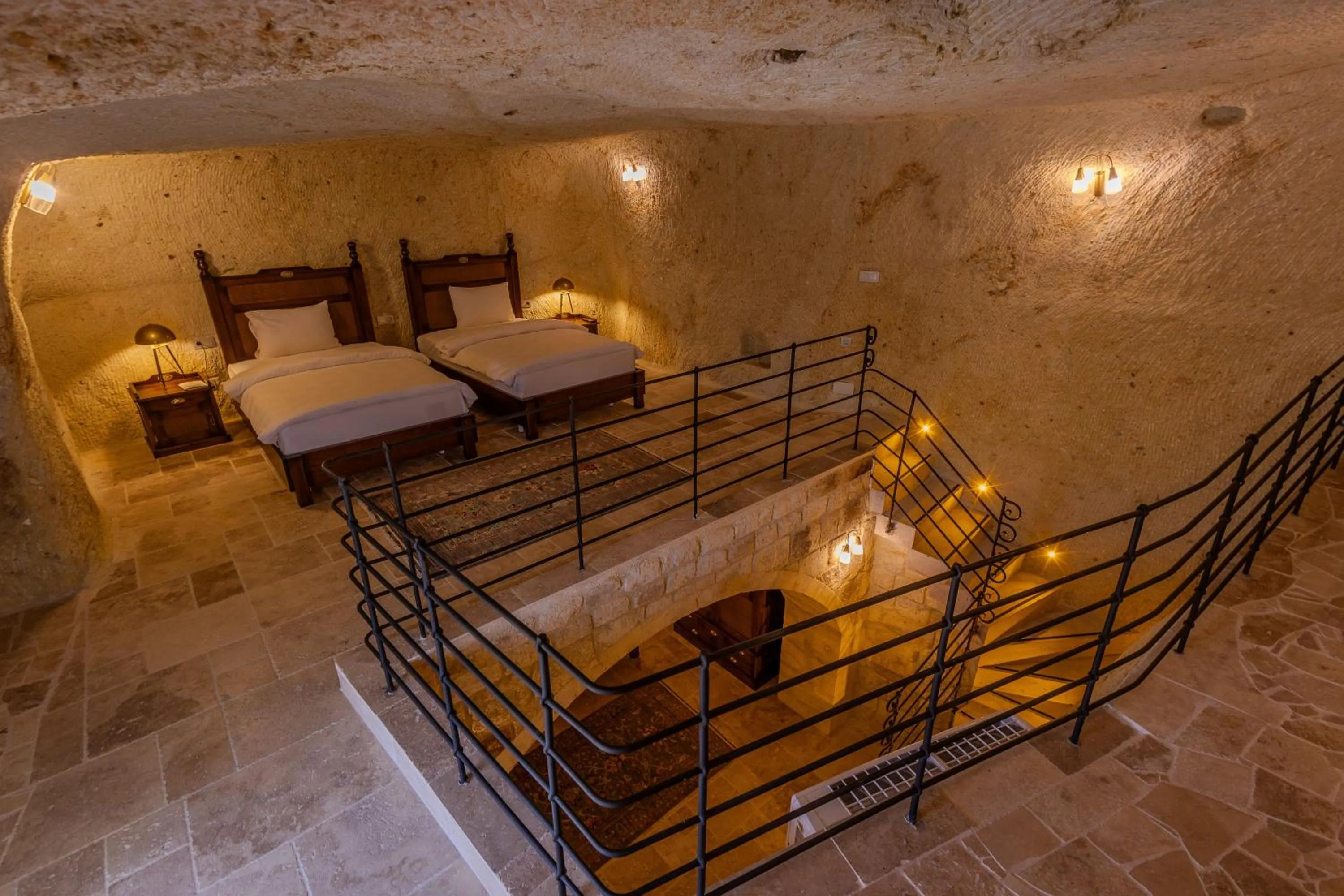 Photo of the whole room, Bed in Seraphim Cave Suites & SPA