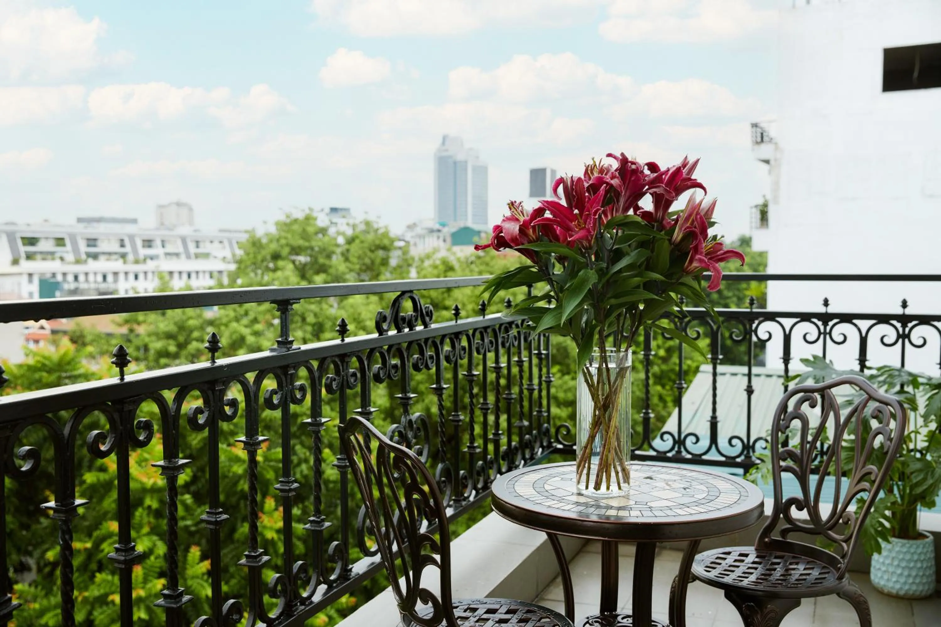 Balcony/Terrace in Hanoi L'Heritage Hotel & Gym - Spa