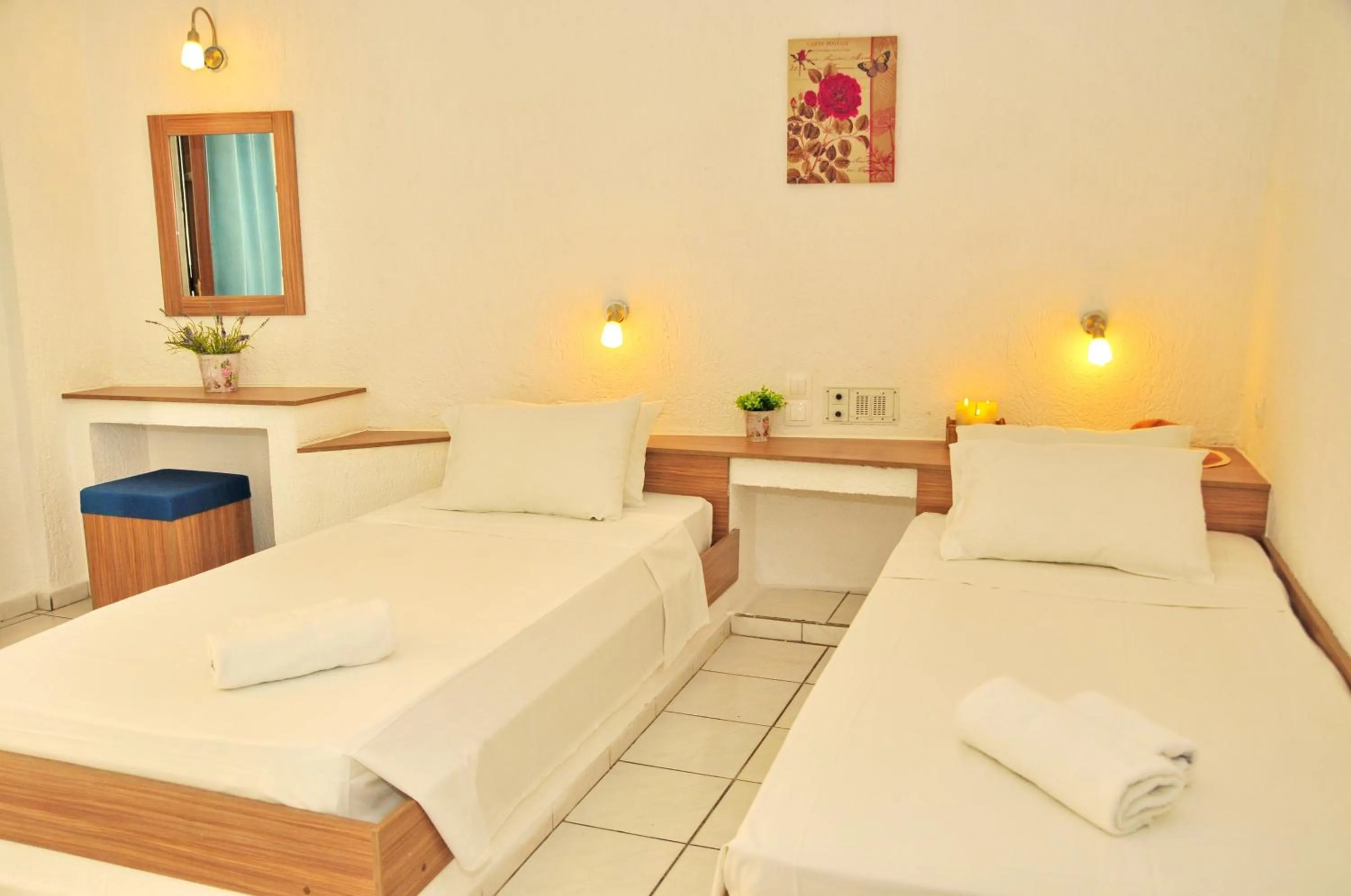 Bed in Cleopatra Apartments