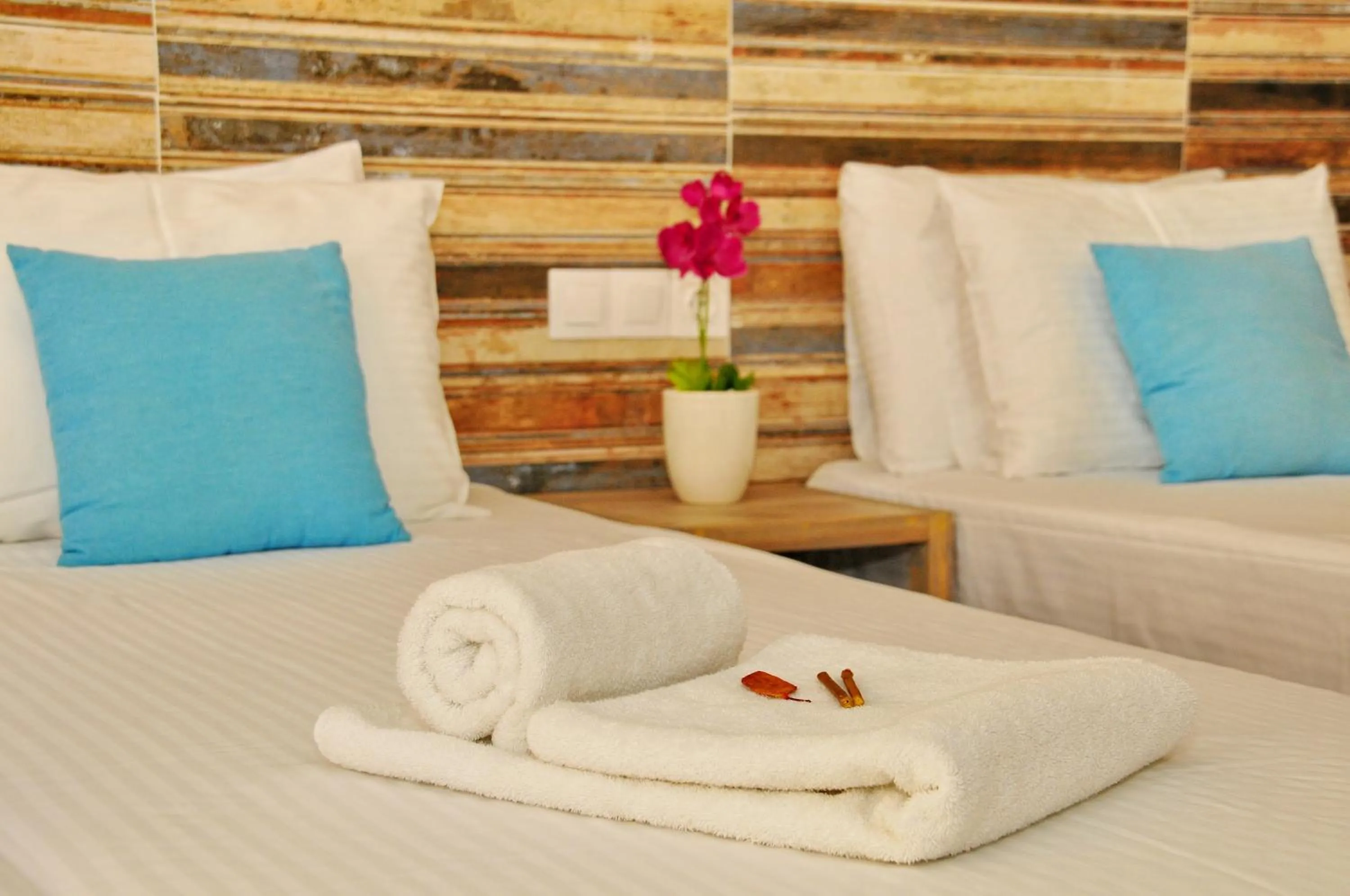 Decorative detail, Bed in Cleopatra Apartments