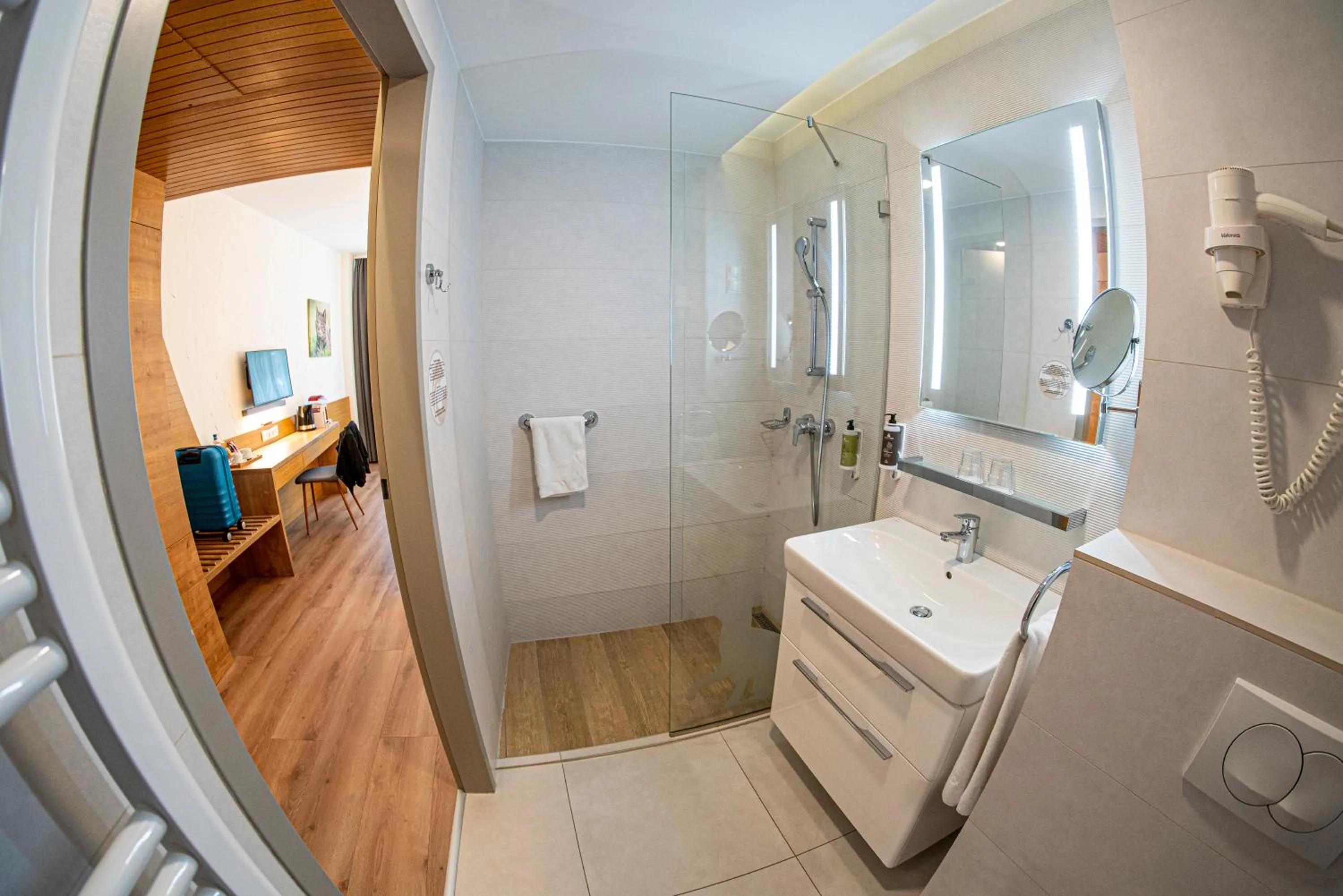 Bathroom in Pangea Hotel