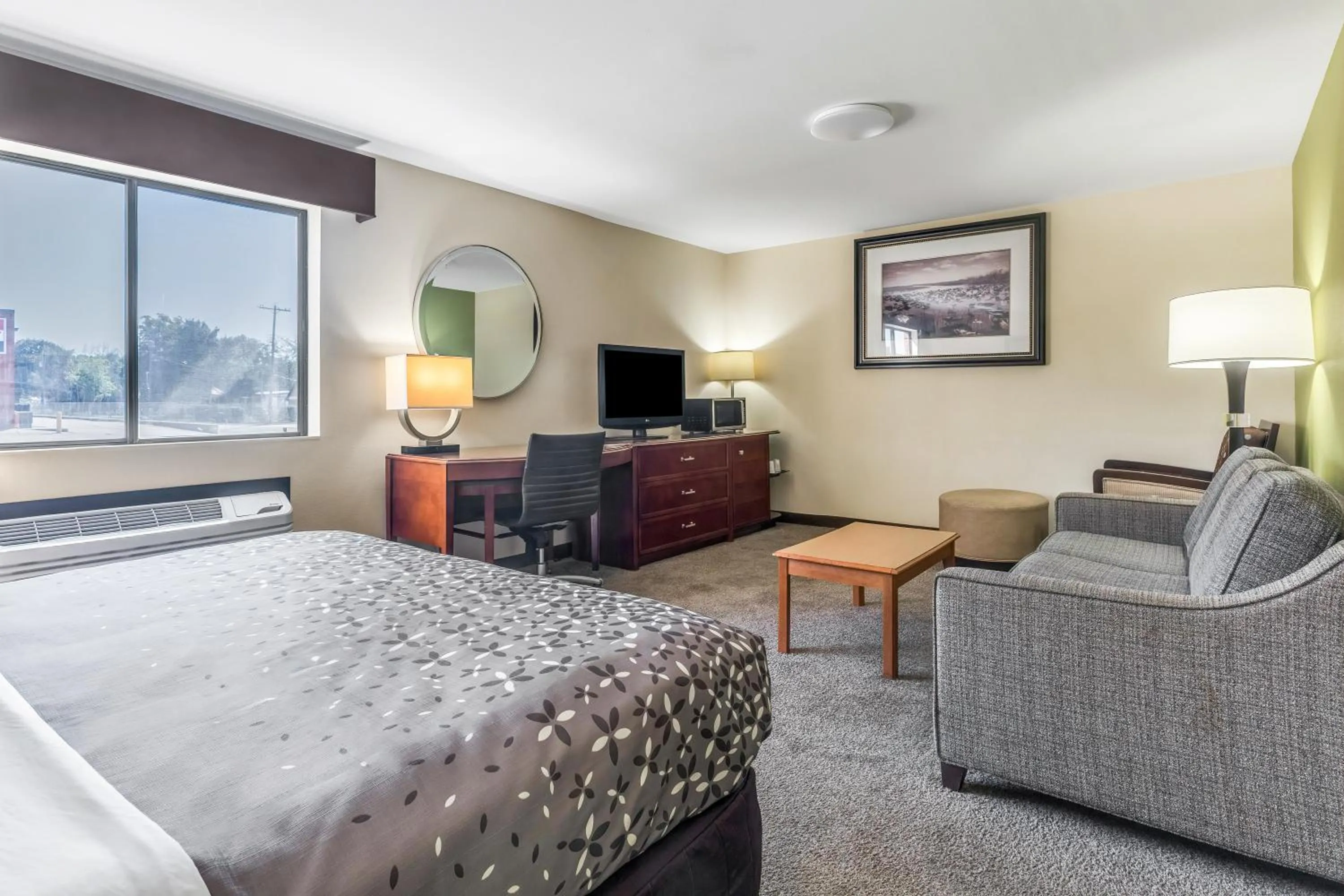 Bed in Travel Inn and Suites- Sikeston Miner I-55 exit-67