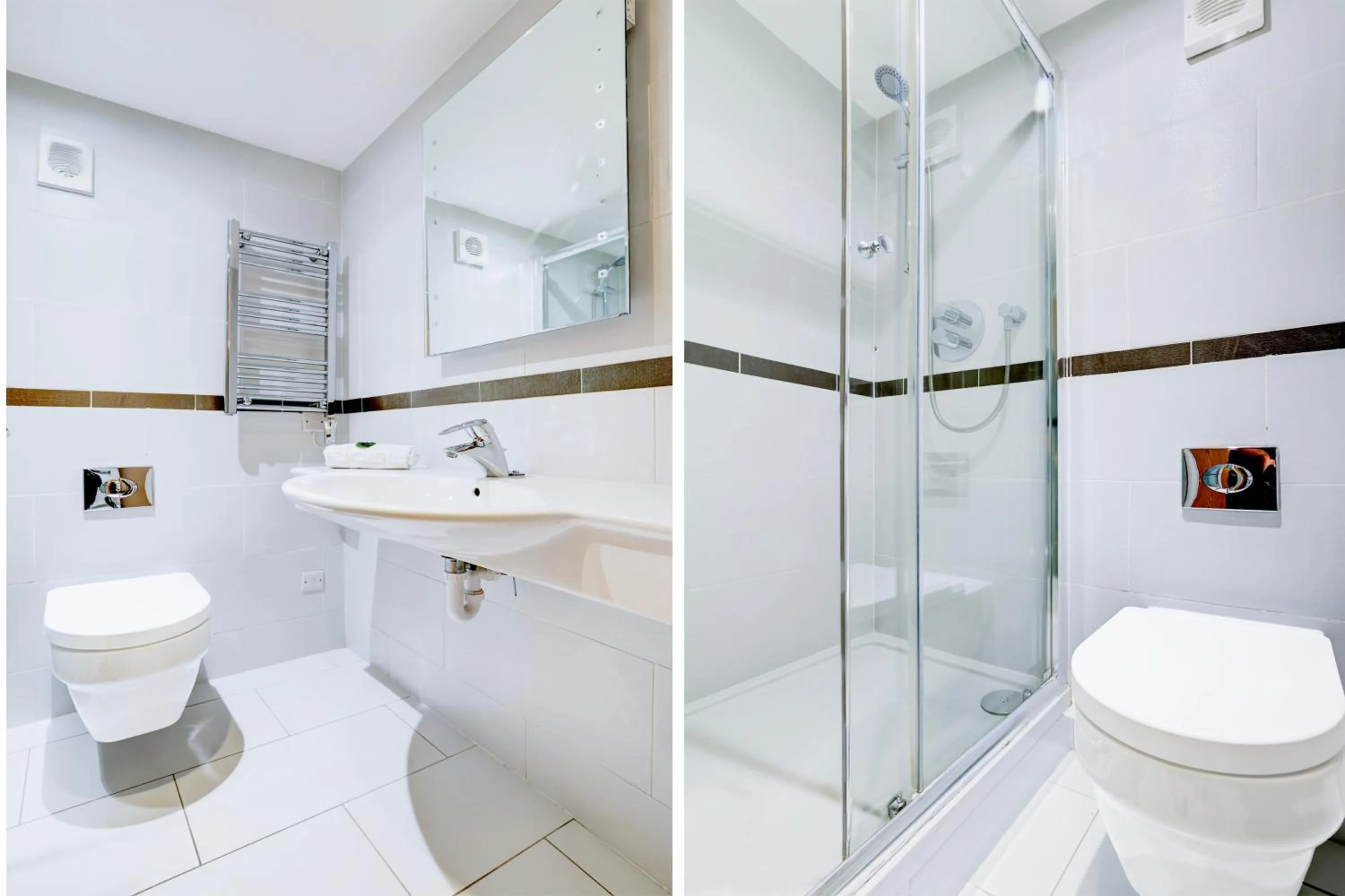 Bathroom in OYO The Chiltern Hotel