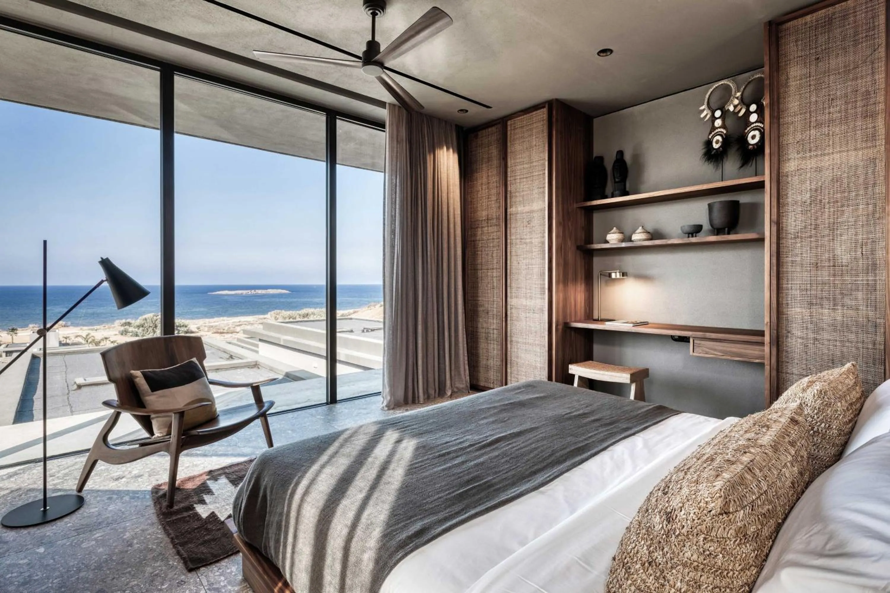 Bedroom, Bed in Domes Zeen Chania, a Luxury Collection Resort, Crete