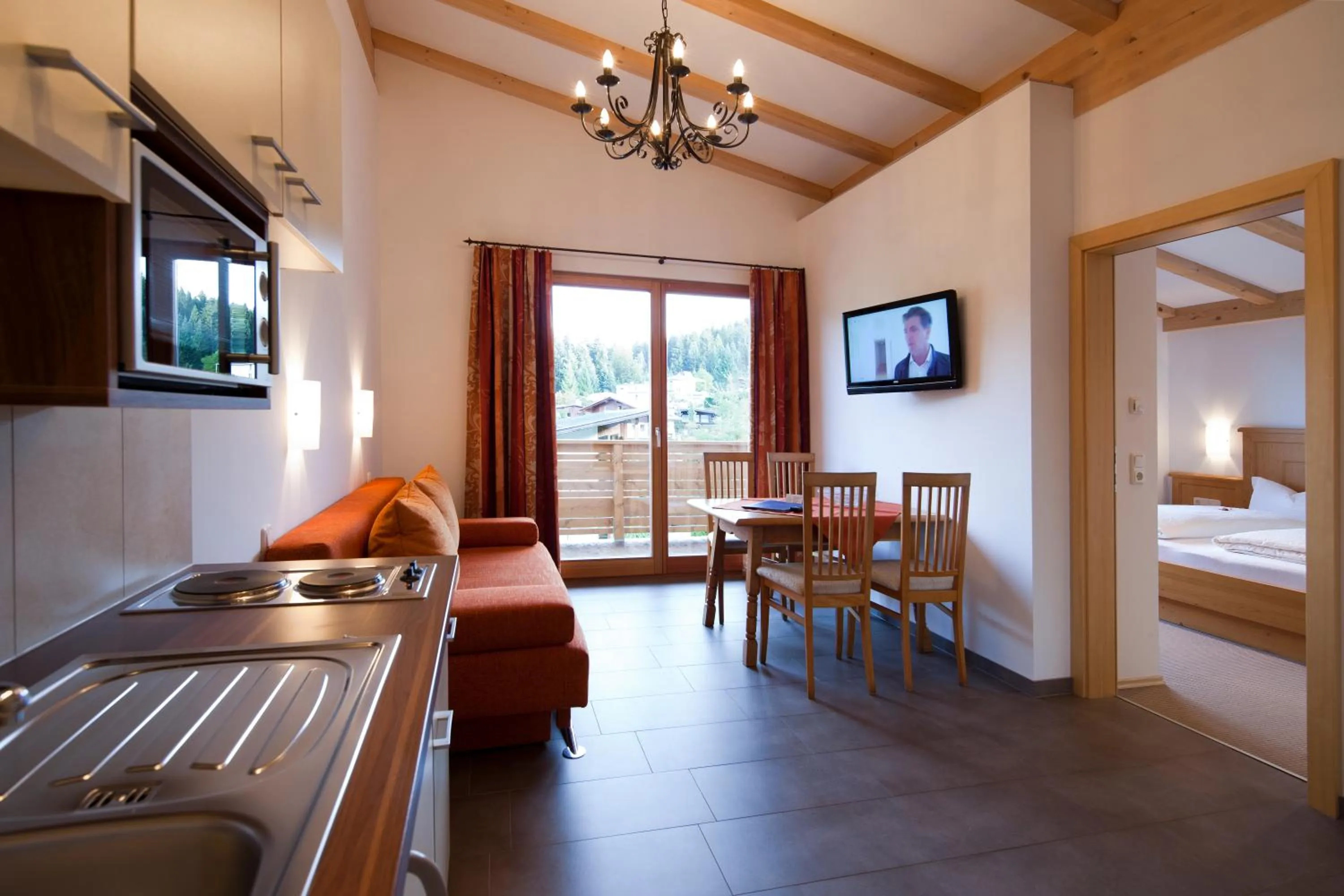 Living room, Bed in Pension Noella