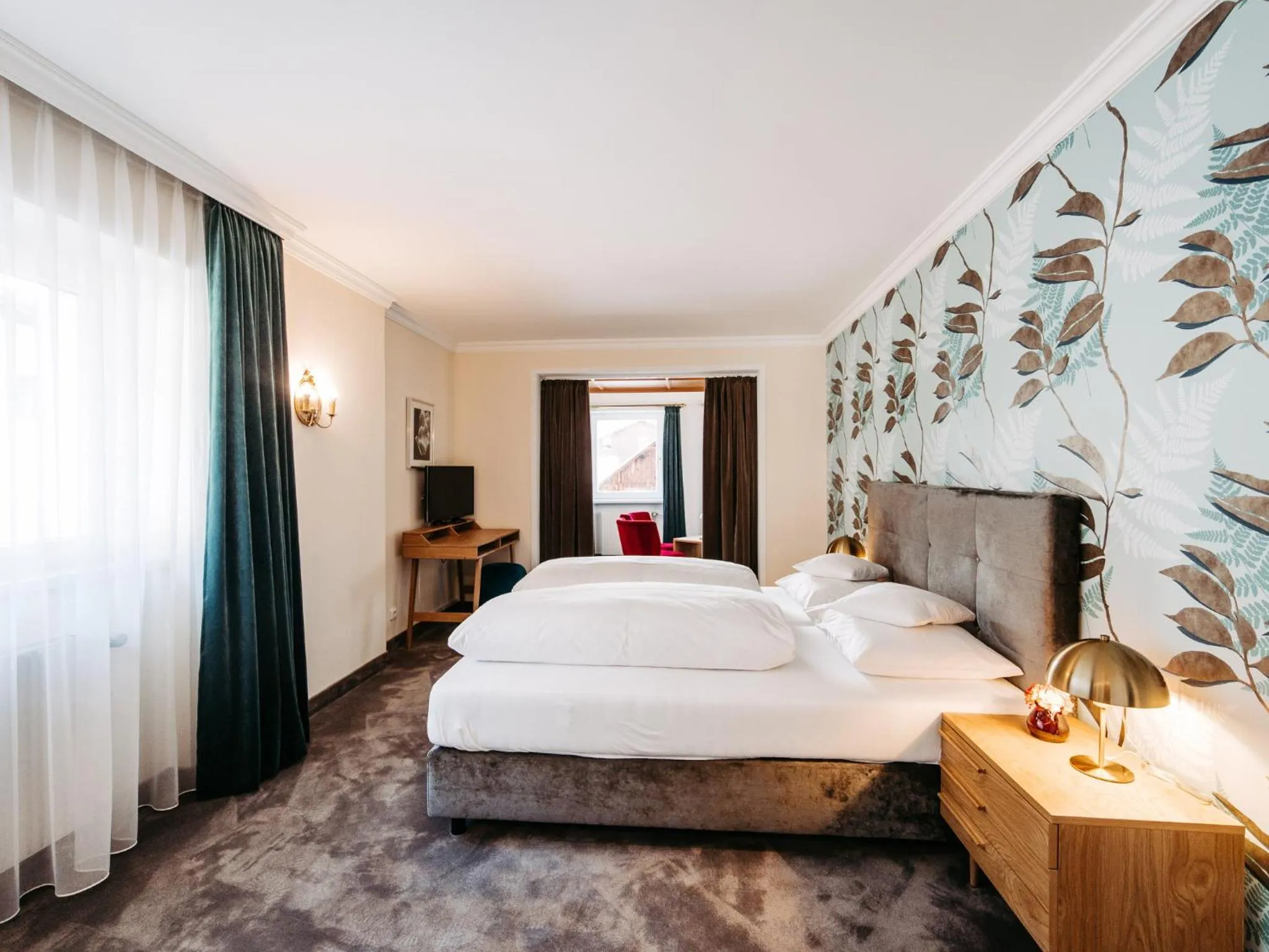 Bed in Hotel Hirlanda