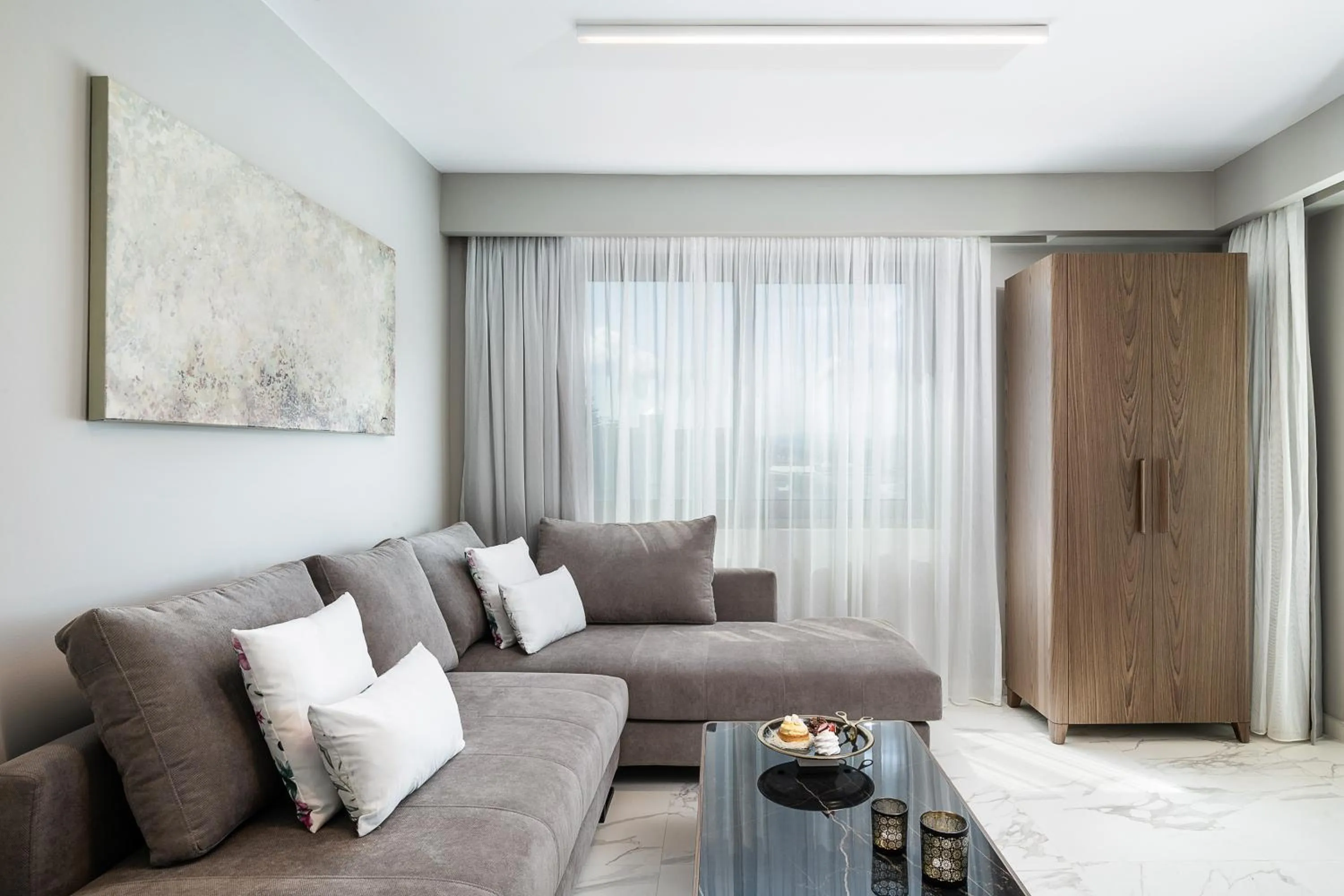 Living room in Porto Platanias Beach Luxury Selection - Adults Only