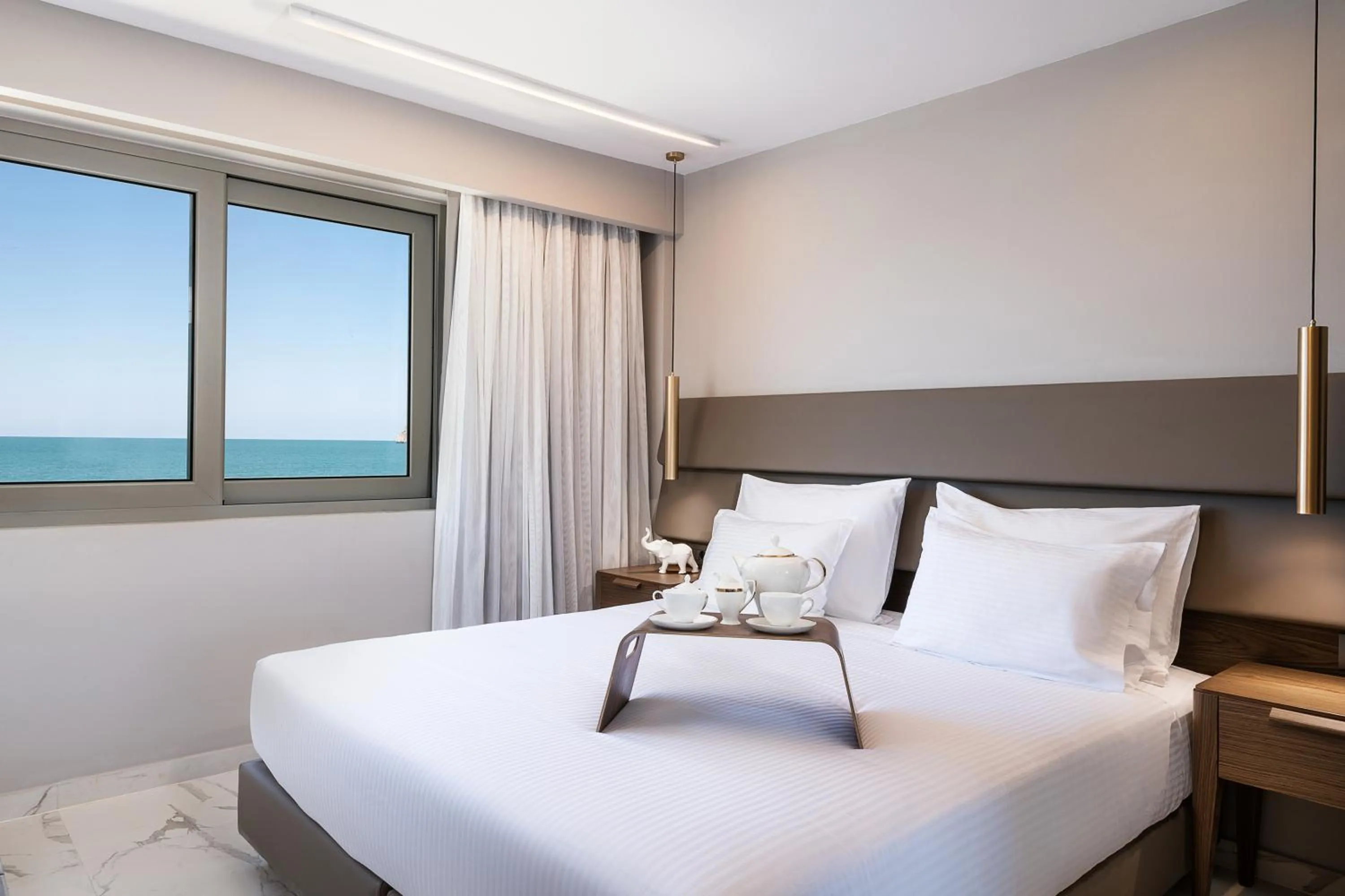 Bedroom, Bed in Porto Platanias Beach Luxury Selection - Adults Only