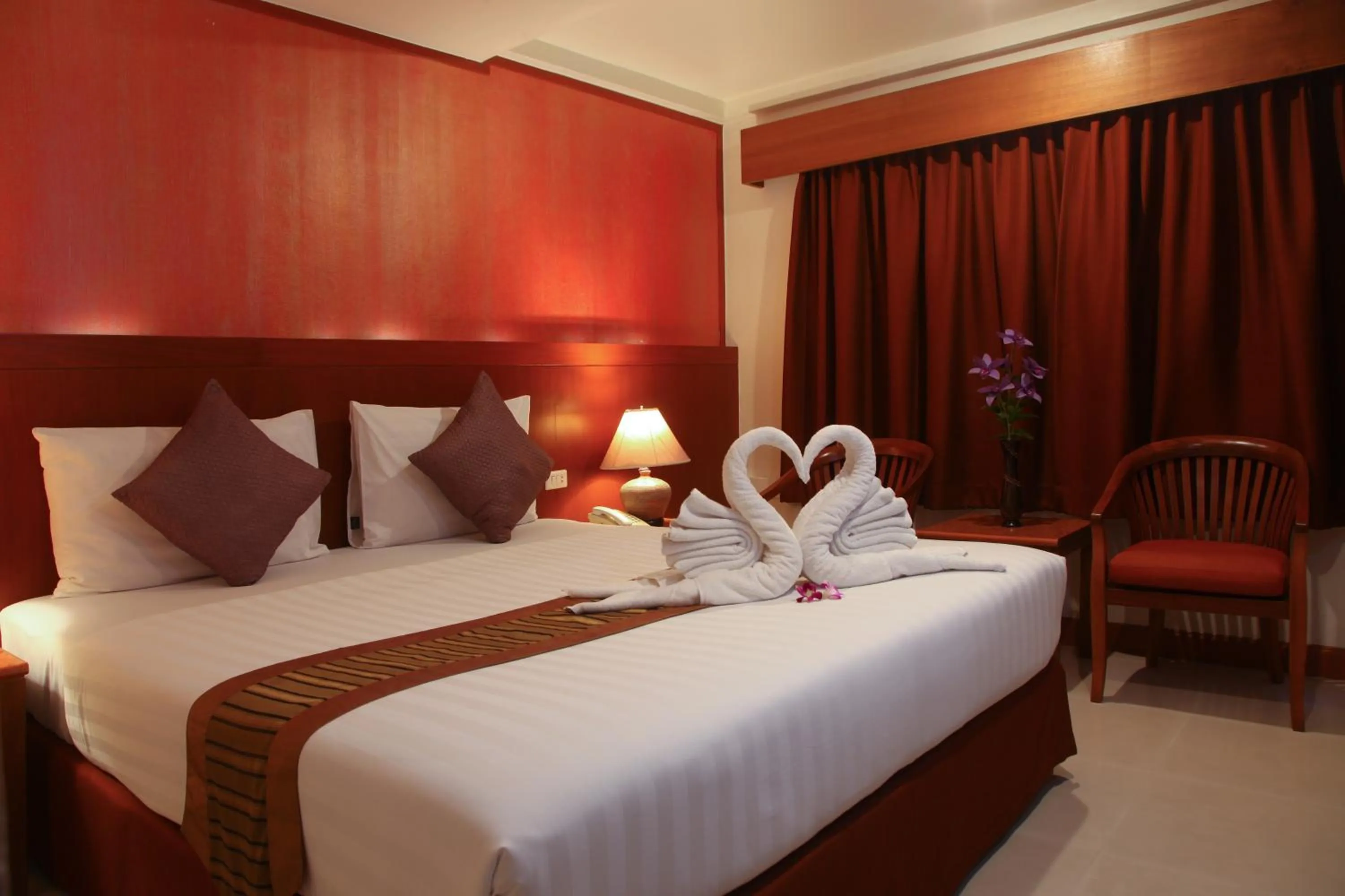 Bed in Orchid Resortel
