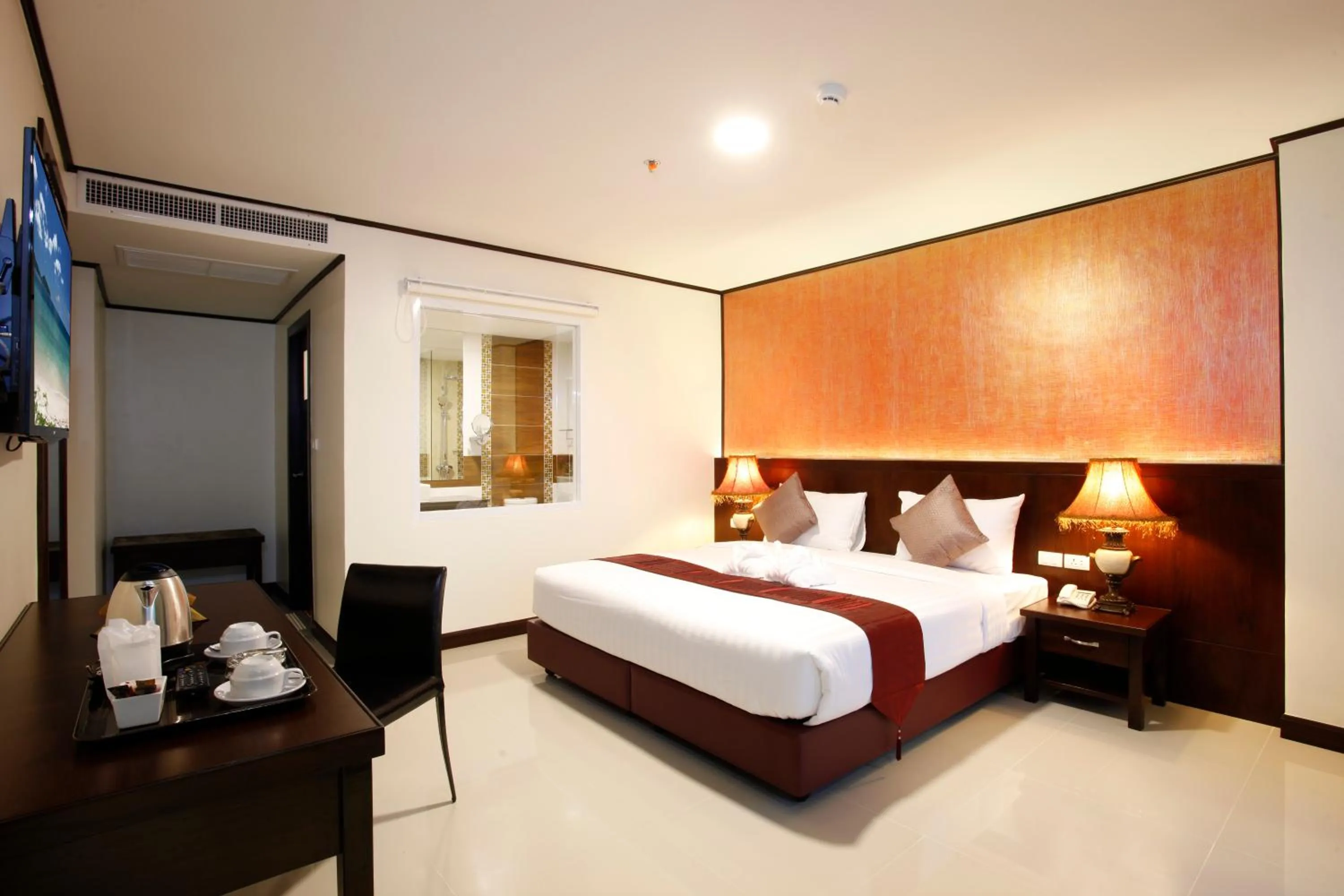 Bedroom, Bed in Orchid Resortel