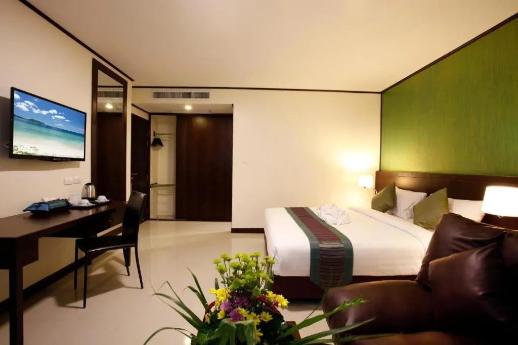 Bed in Orchid Resortel