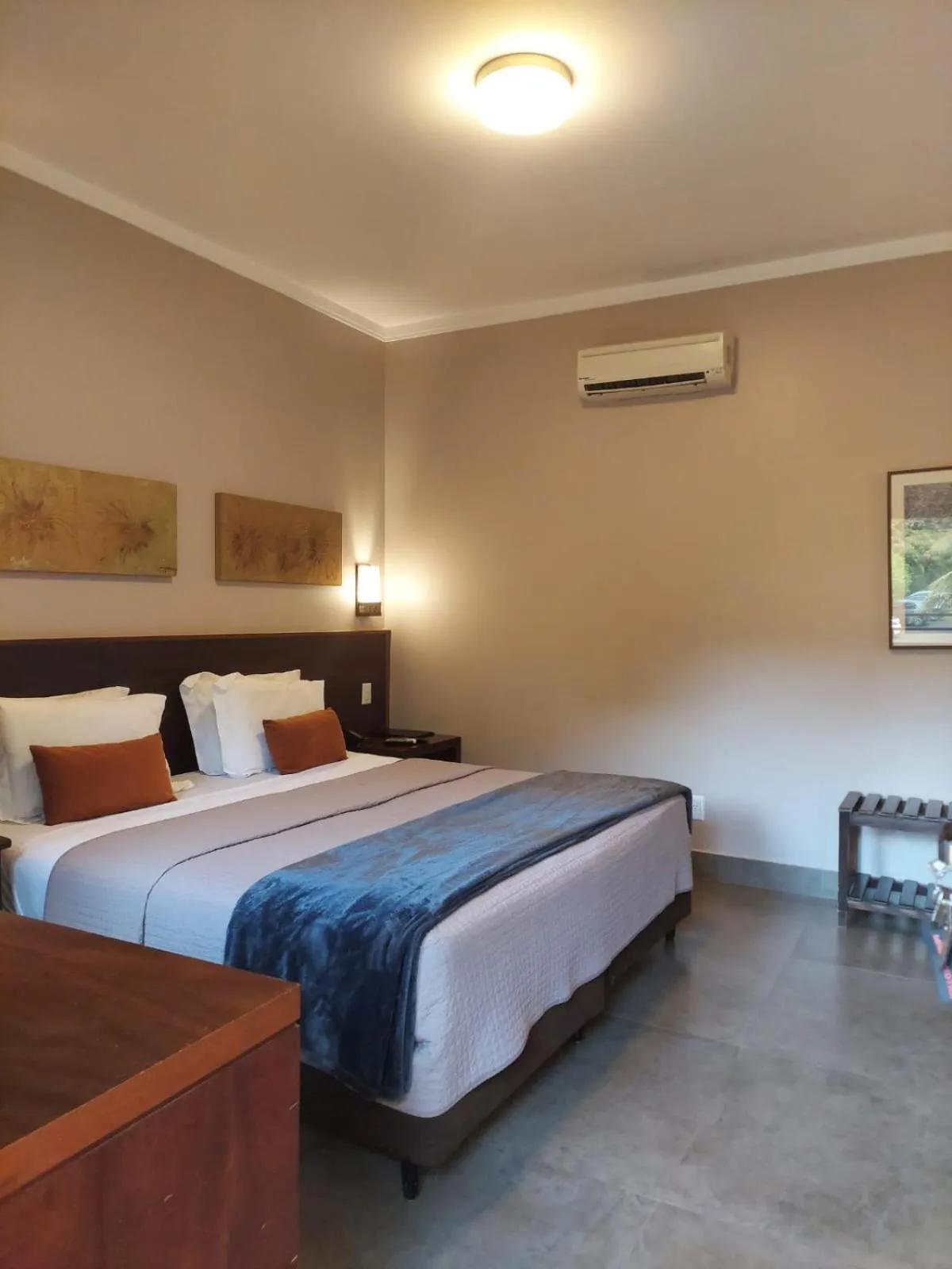 Bed in Hotel Pousada Santa Rita