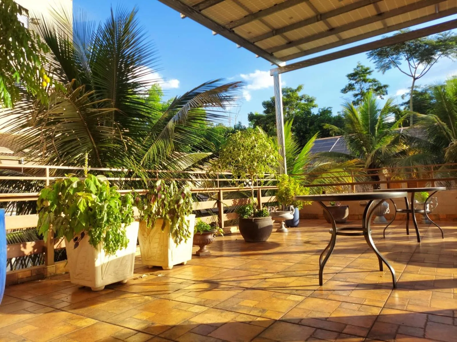 Patio in Hotel Pousada Santa Rita