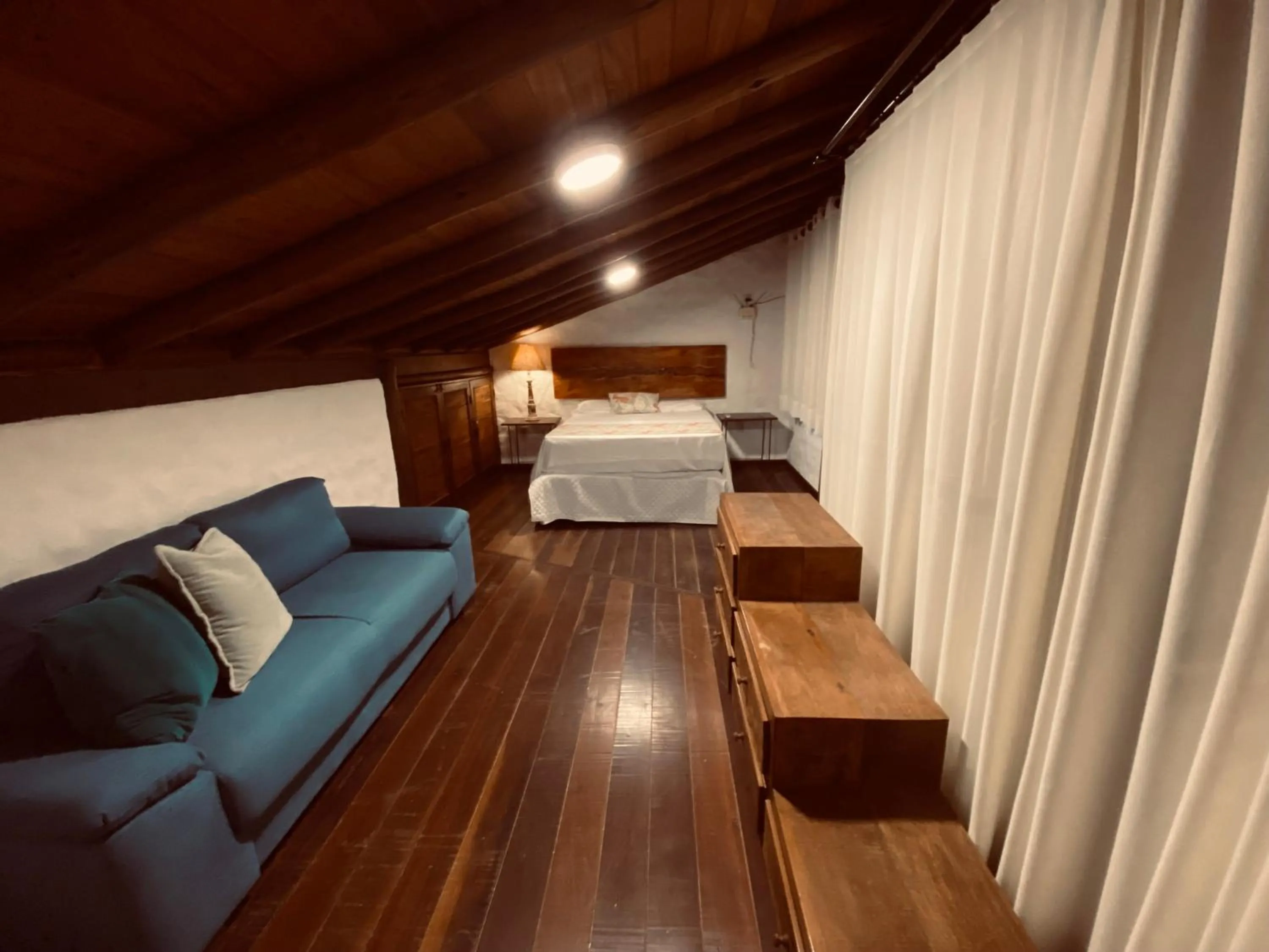 Bed in Pousada Burundanga