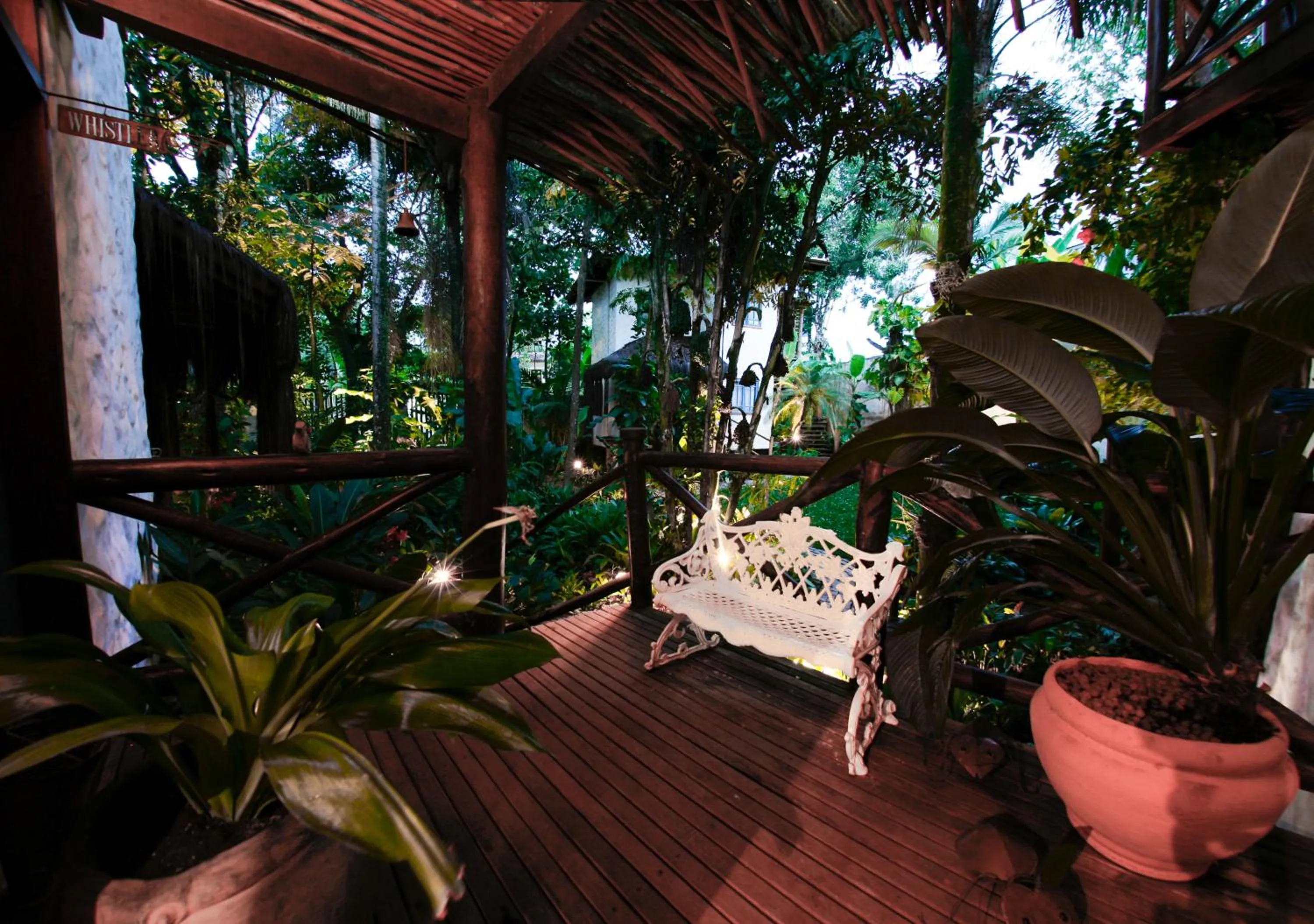 Balcony/Terrace in Pousada Burundanga