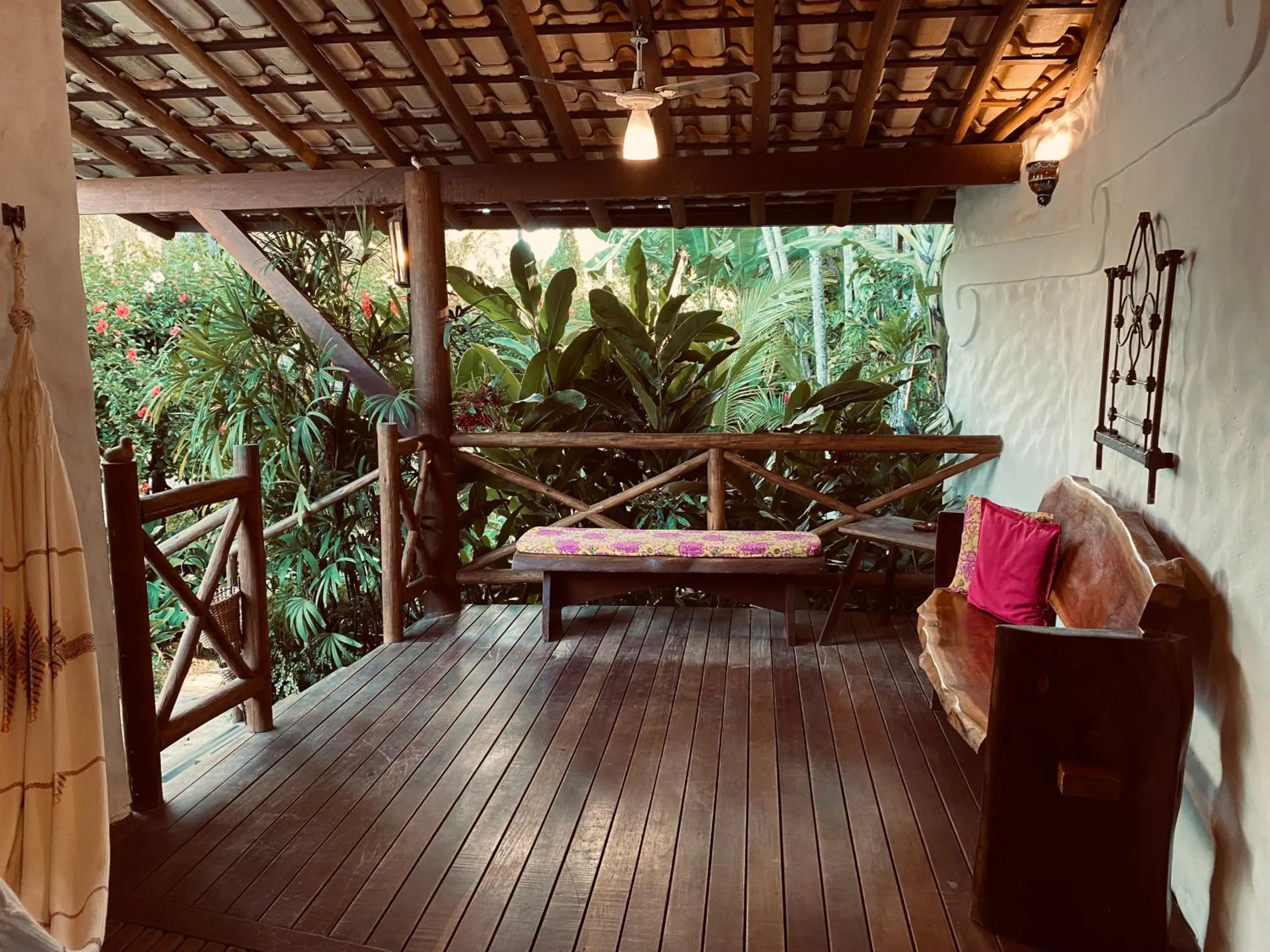 Patio in Pousada Burundanga