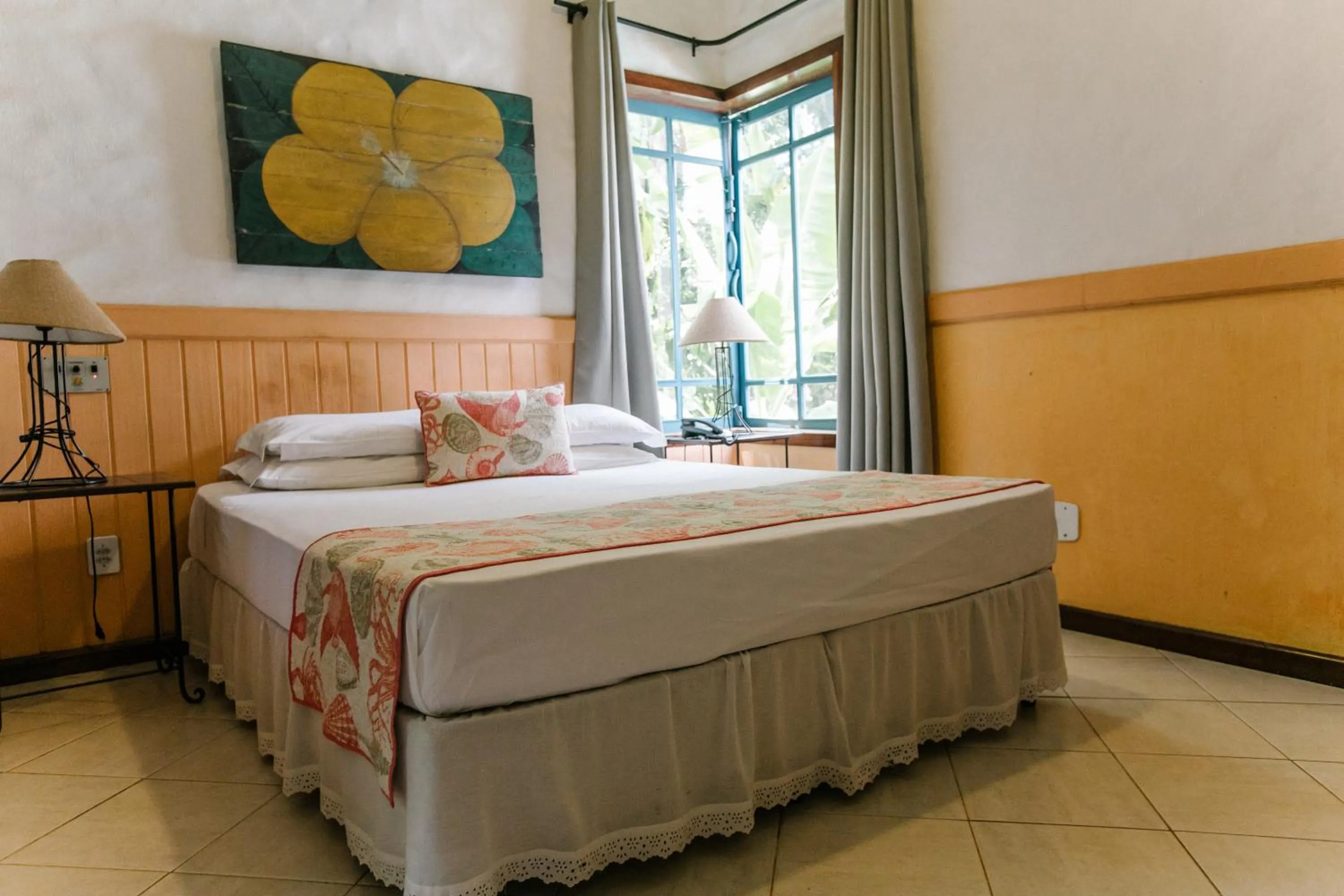 Bed in Pousada Burundanga