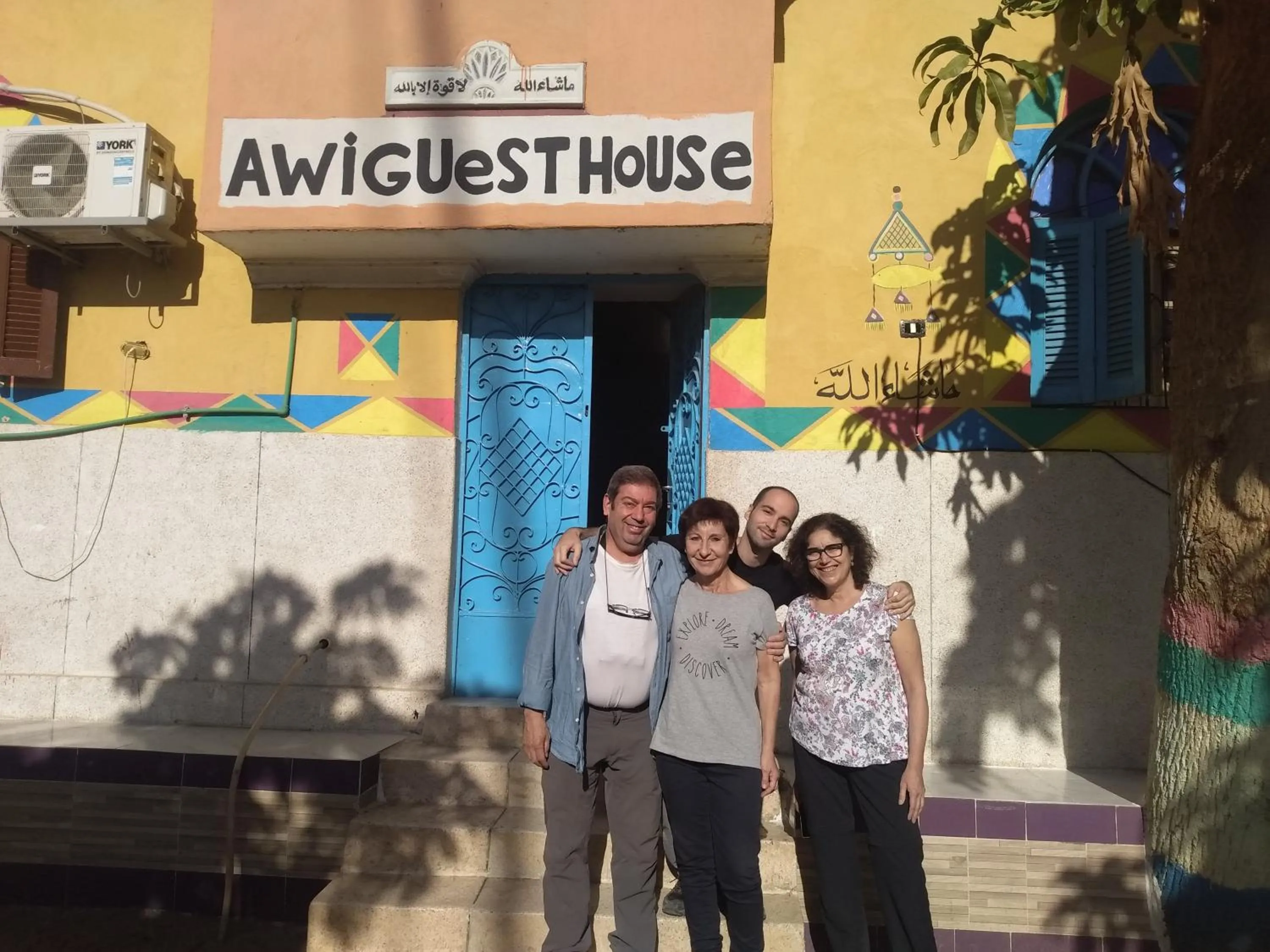 group of guests in Awi Guest House