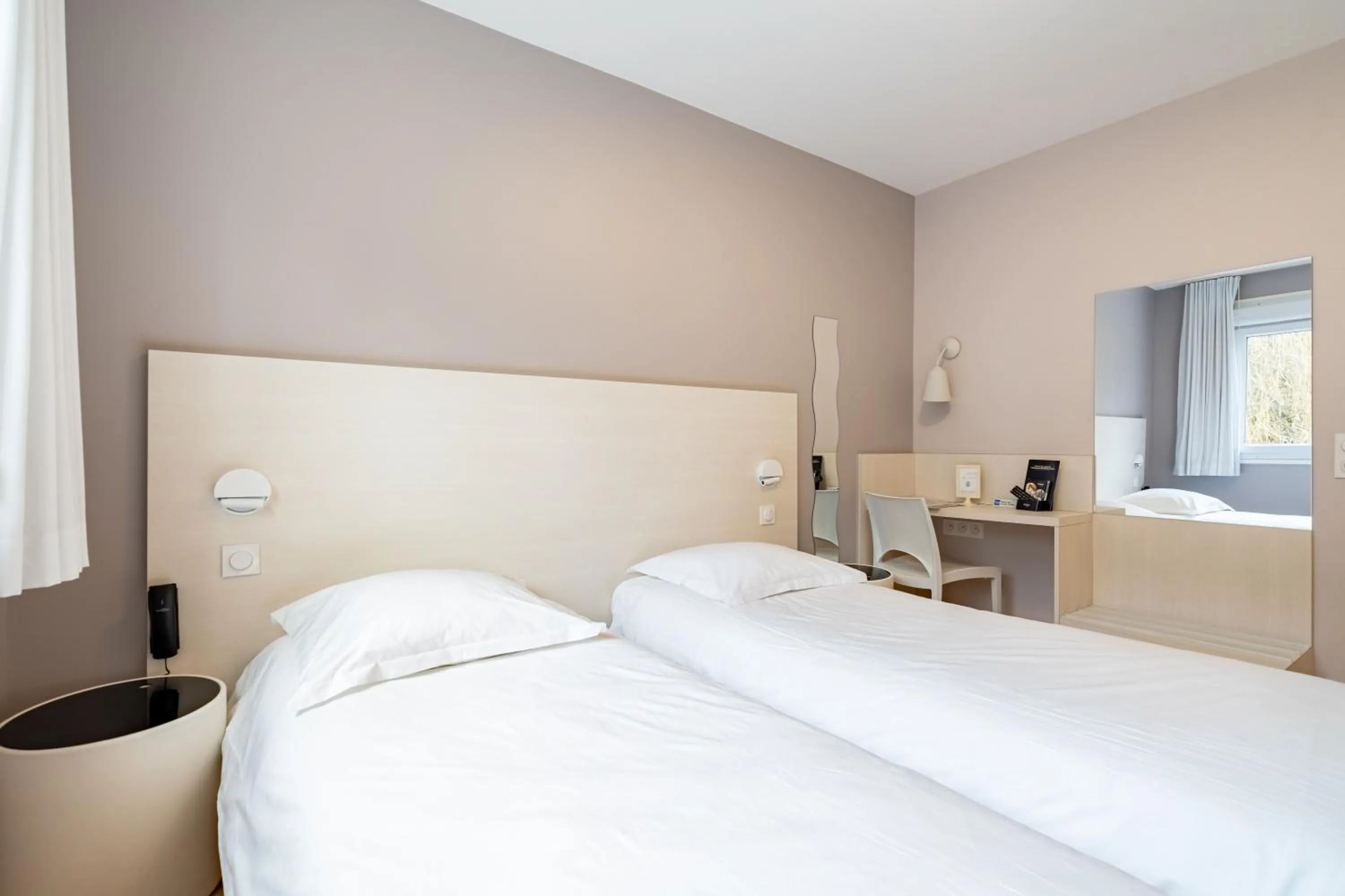 Bed in Hôtel Vulcain