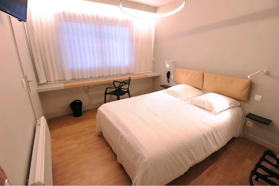 Bed in Hôtel Vulcain