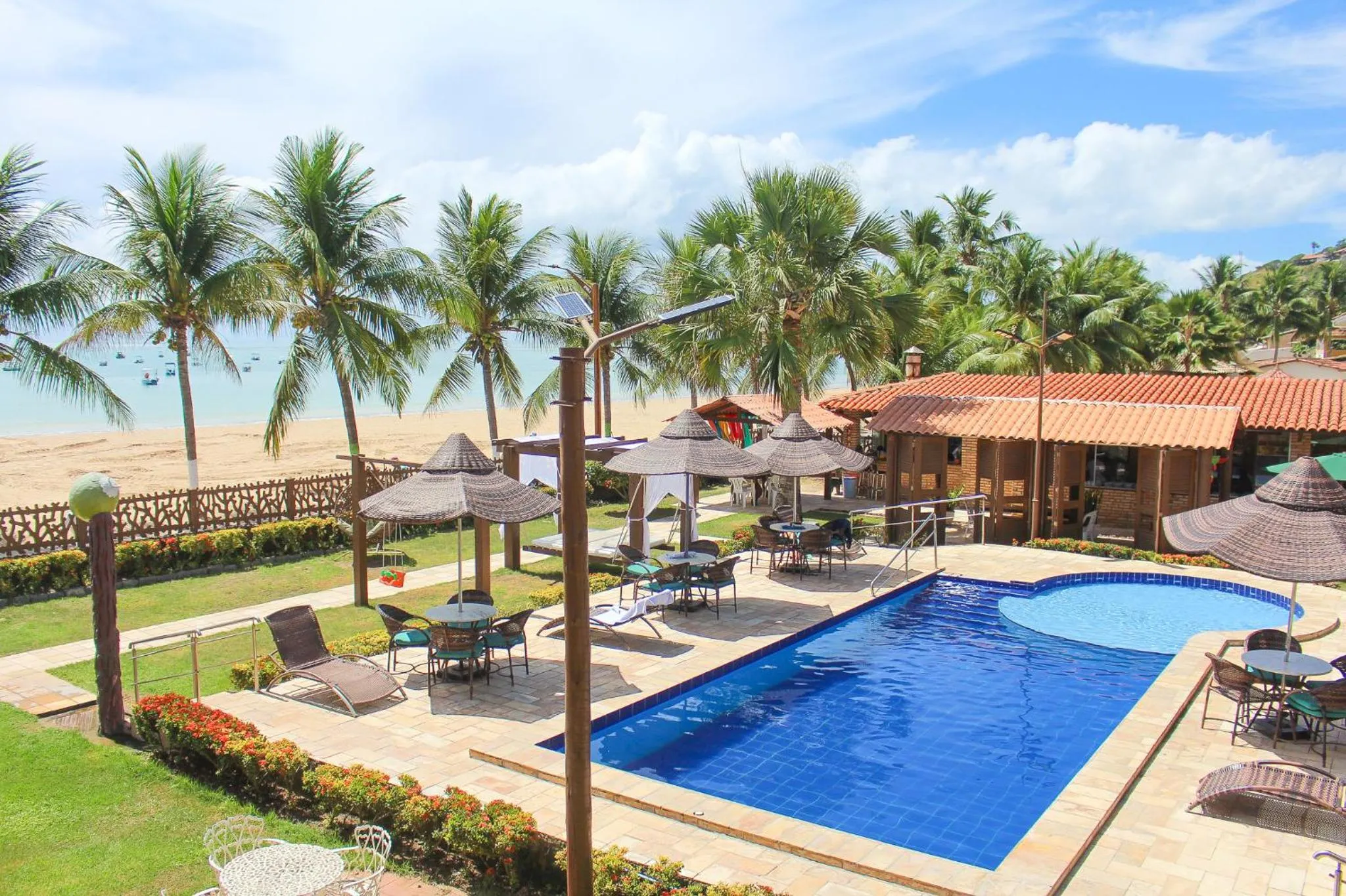 Beach in Pousada Coqueiro Verde