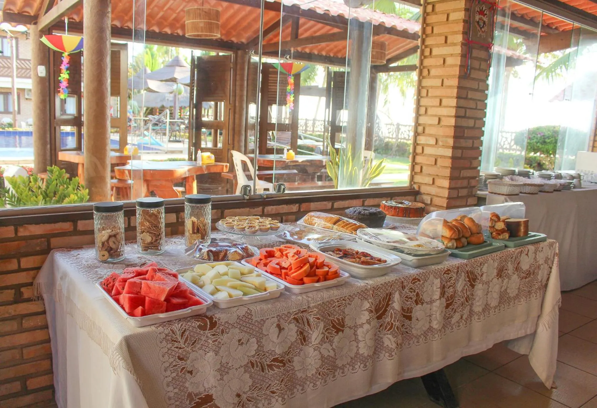 Food and drinks in Pousada Coqueiro Verde