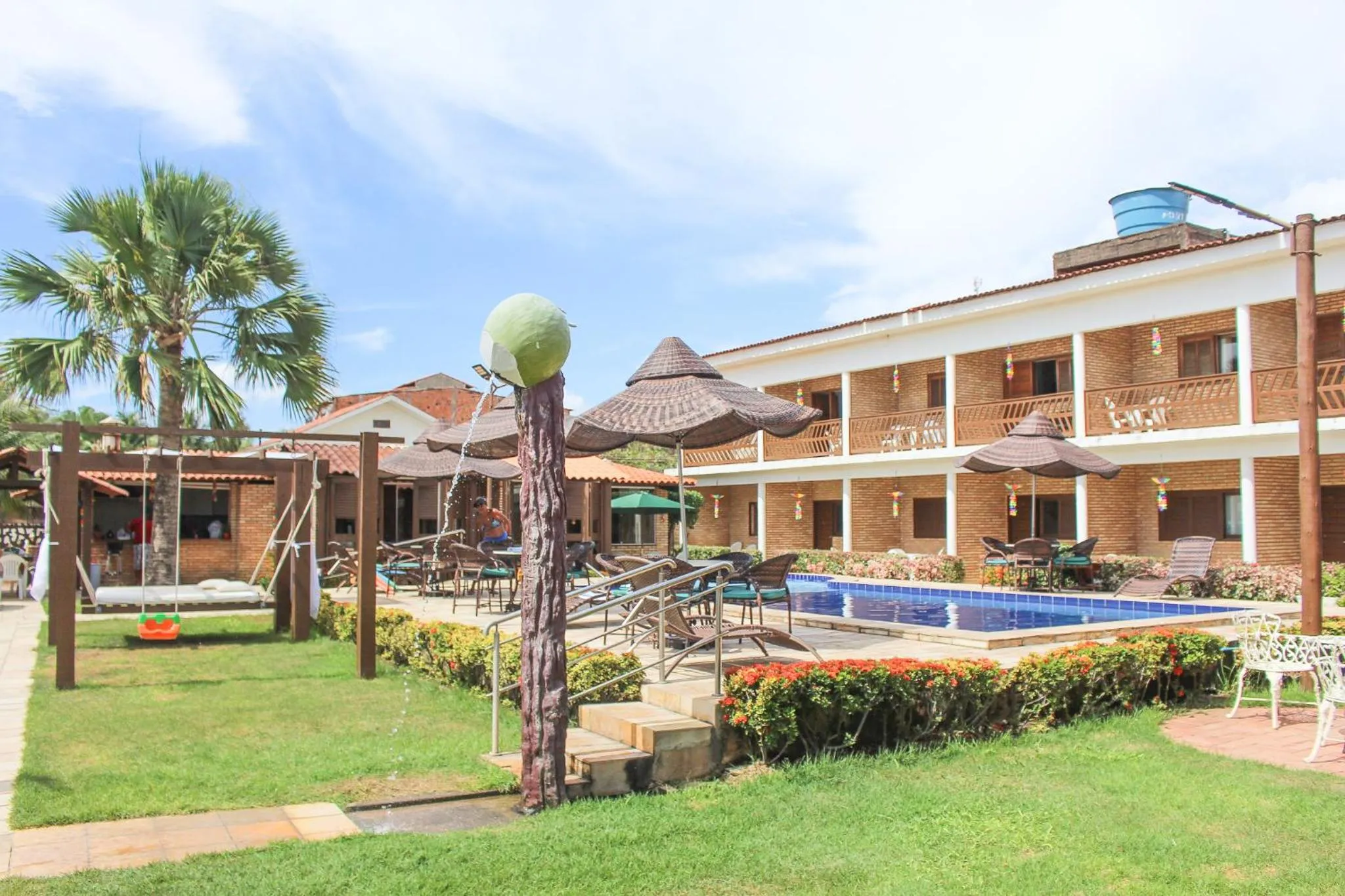 Garden view in Pousada Coqueiro Verde