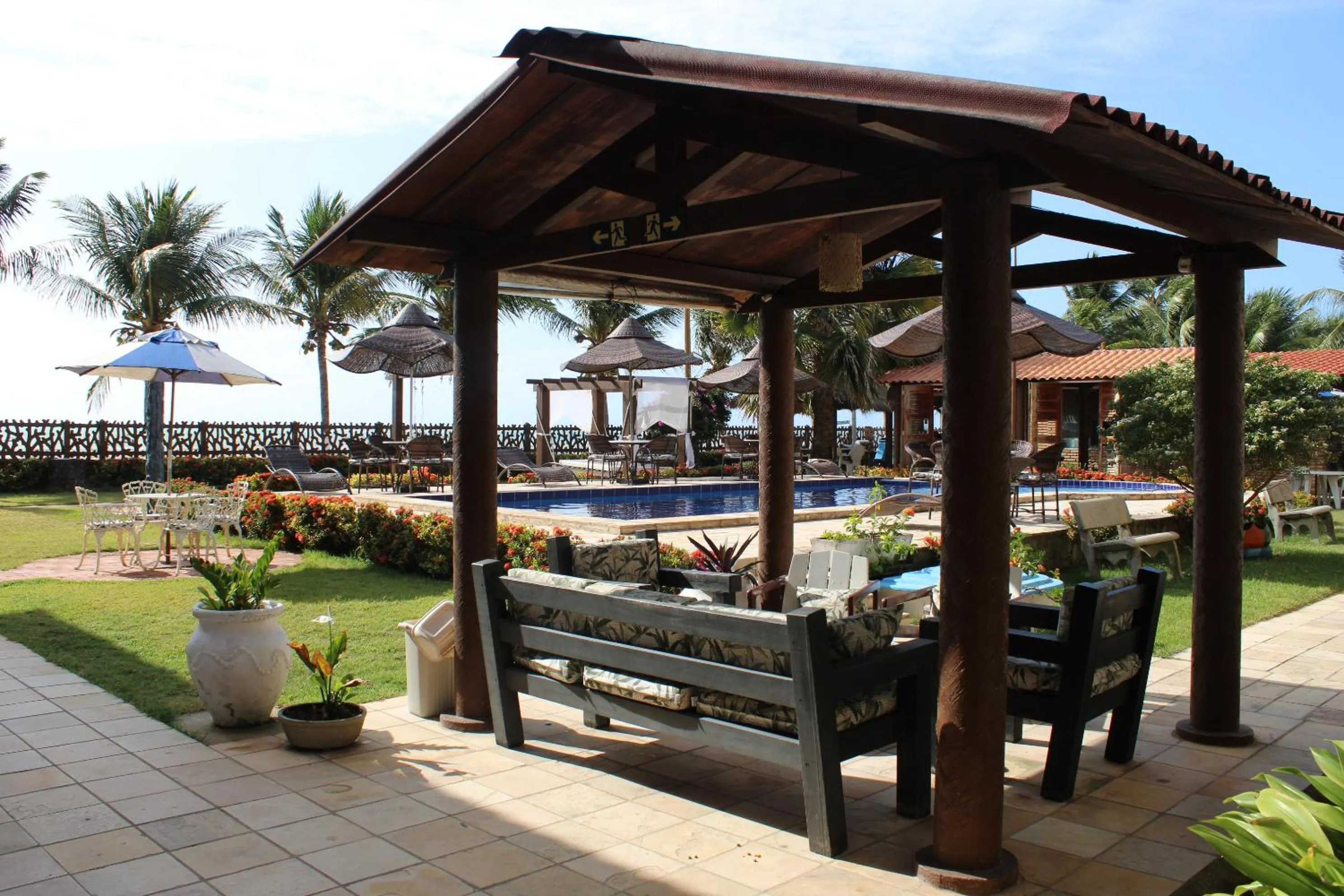 Patio in Pousada Coqueiro Verde