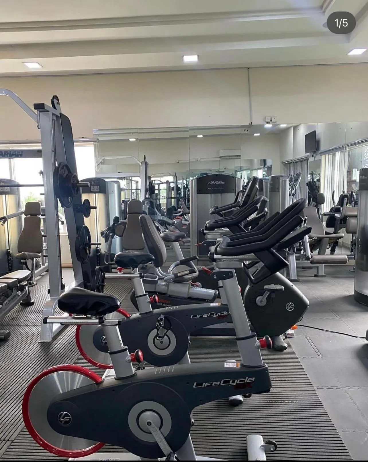 Fitness centre/facilities in Rollace Hotel