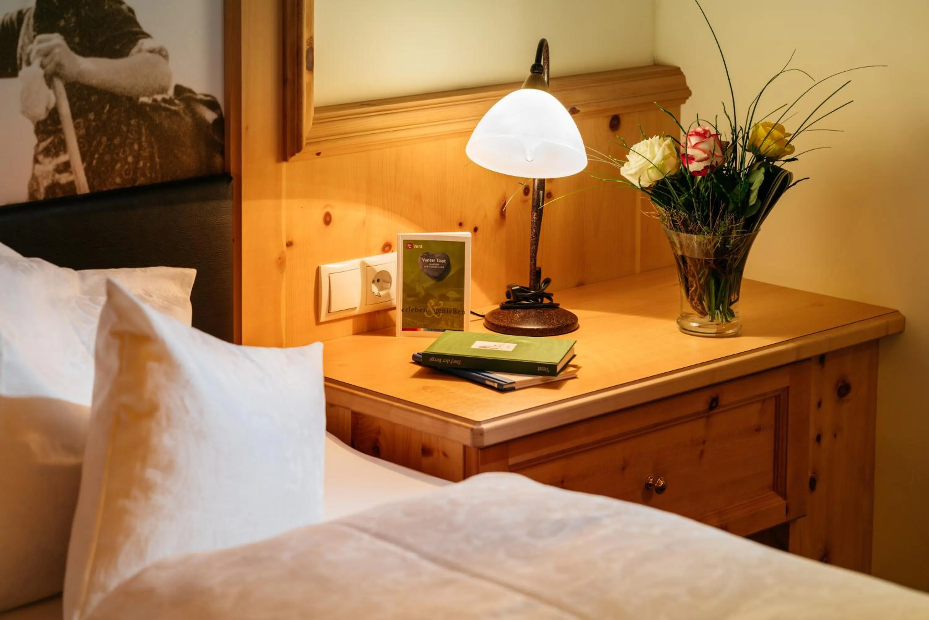 Mountain view, Bed in Hotel Venter Bergwelt