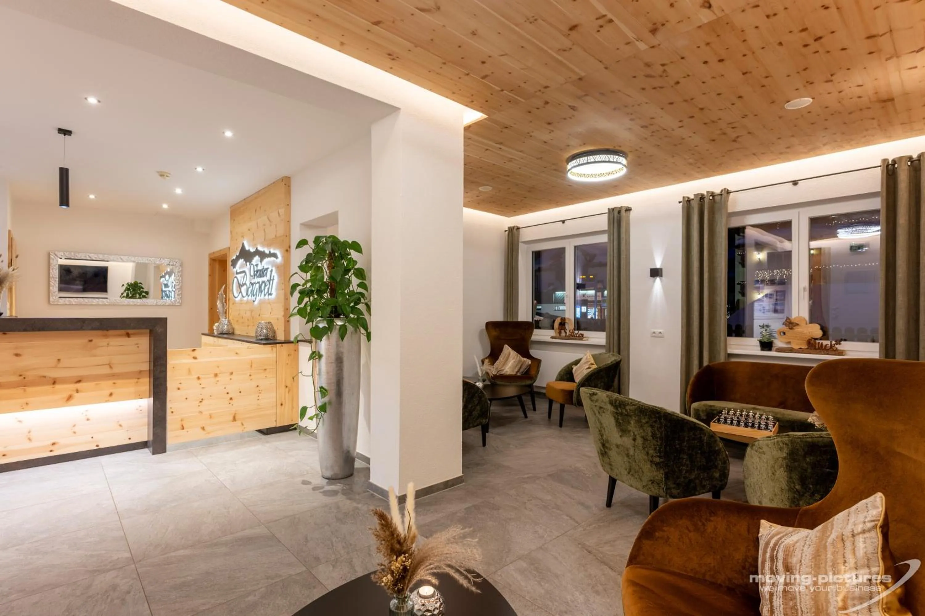 Lobby or reception in Hotel Venter Bergwelt