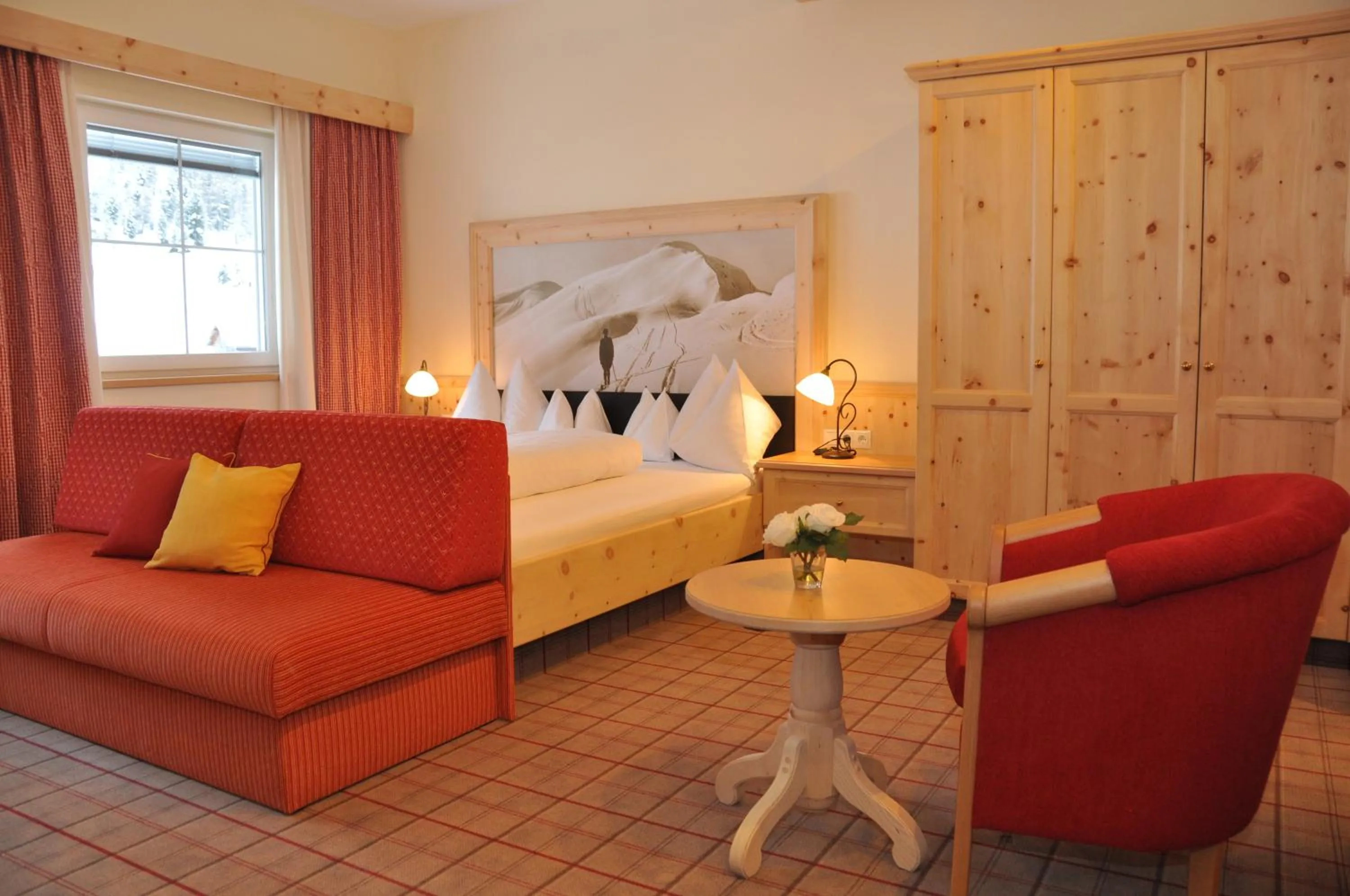 Bedroom, Bed in Hotel Venter Bergwelt