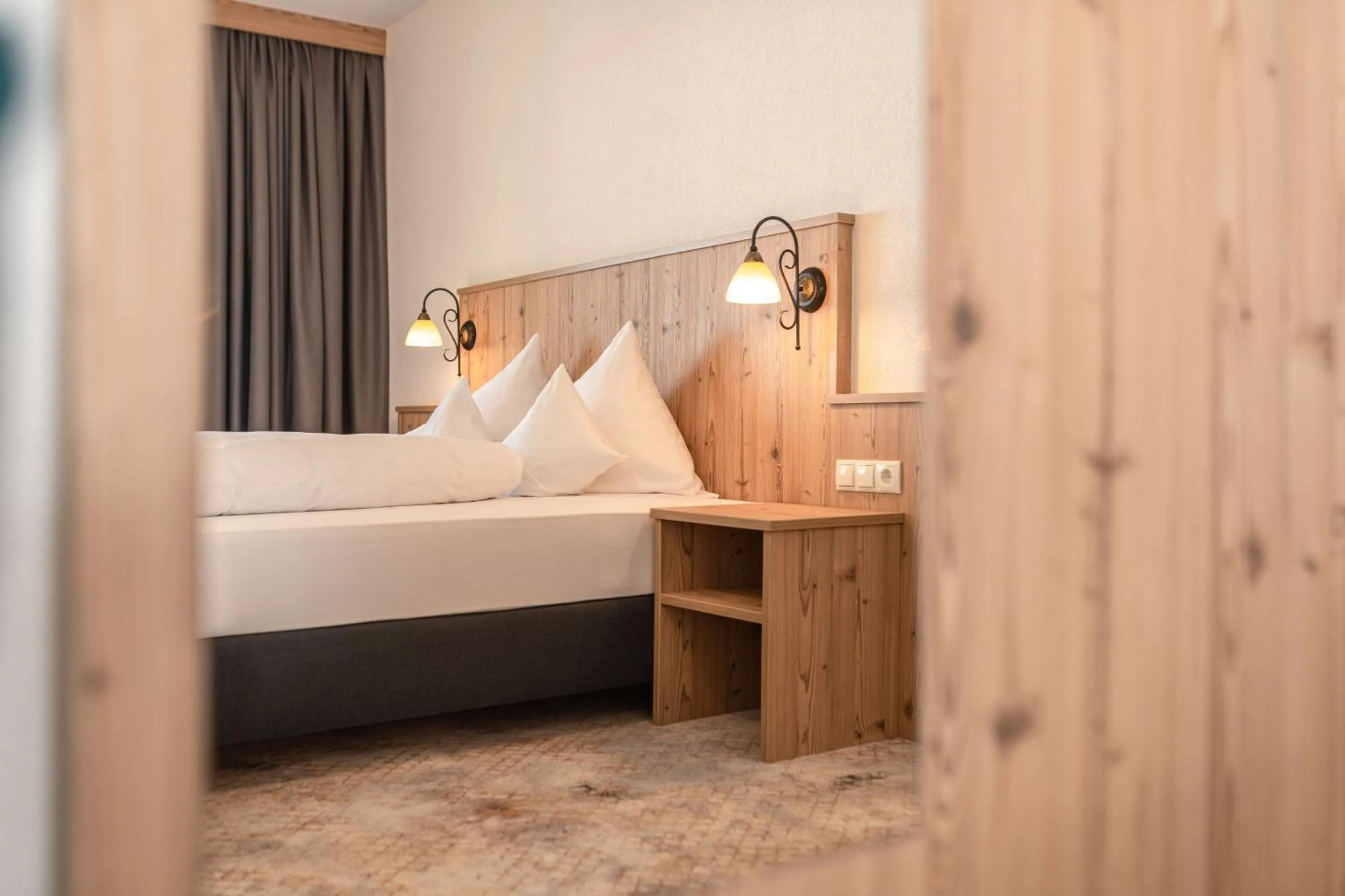 Photo of the whole room, Bed in Hotel Venter Bergwelt