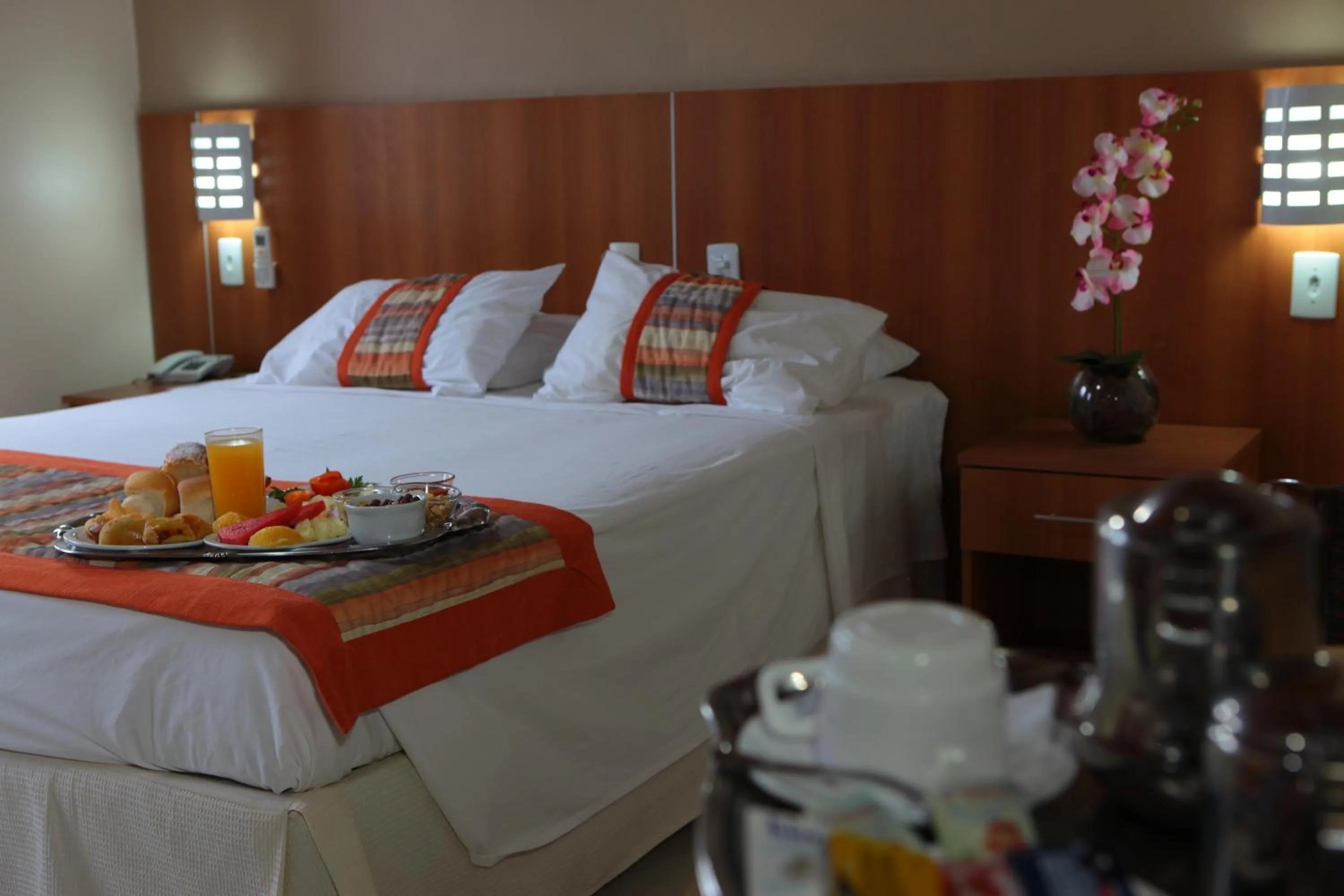 Bed in Mato Grosso Palace Hotel