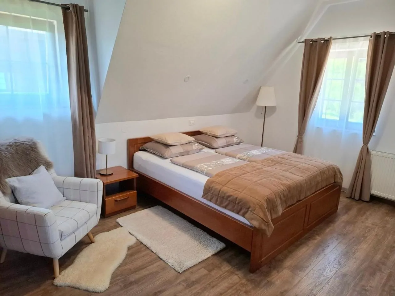 Bedroom, Bed in B&B Plitvice Lakes Villa Mija