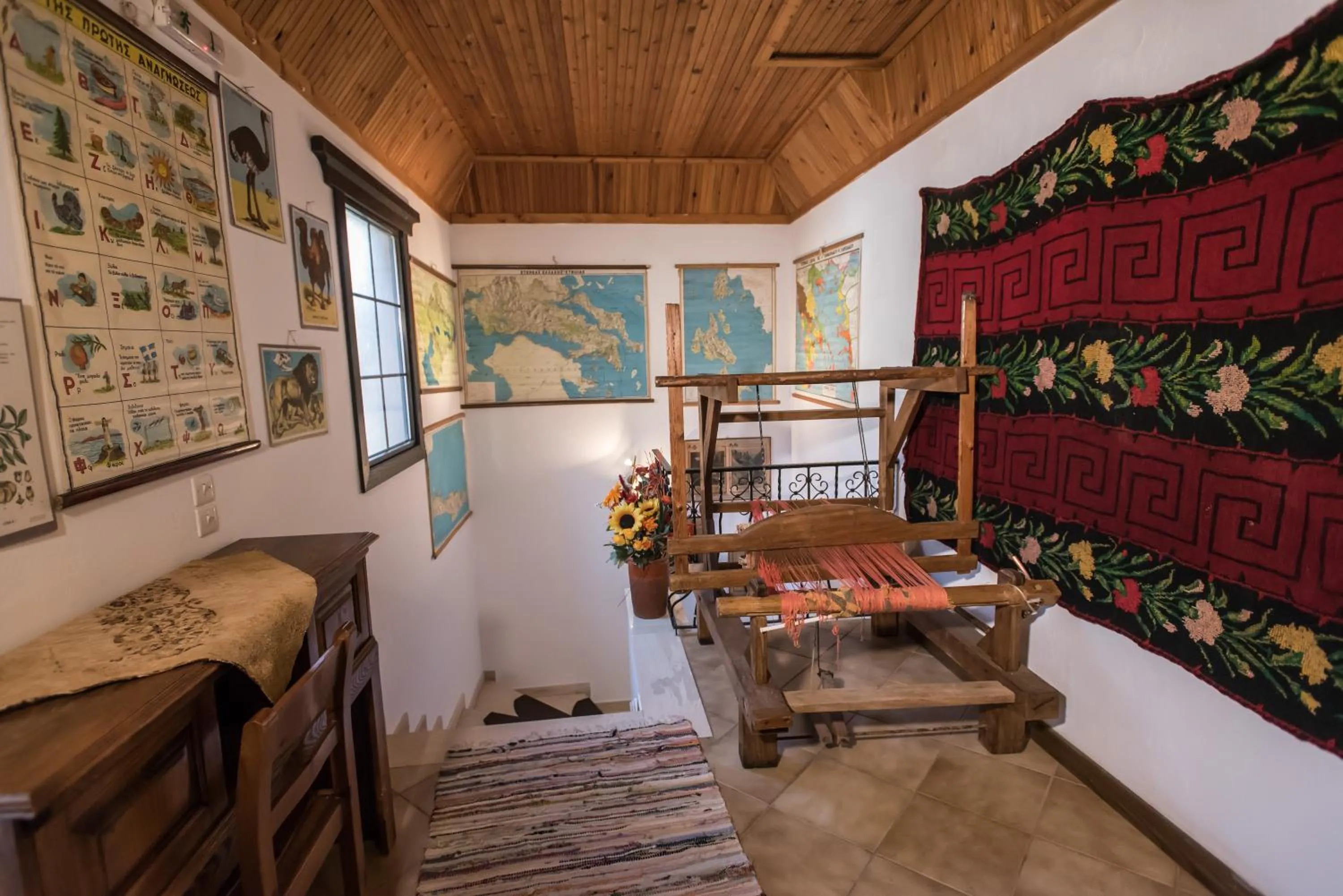 Decorative detail in I Gonia Tis Linas