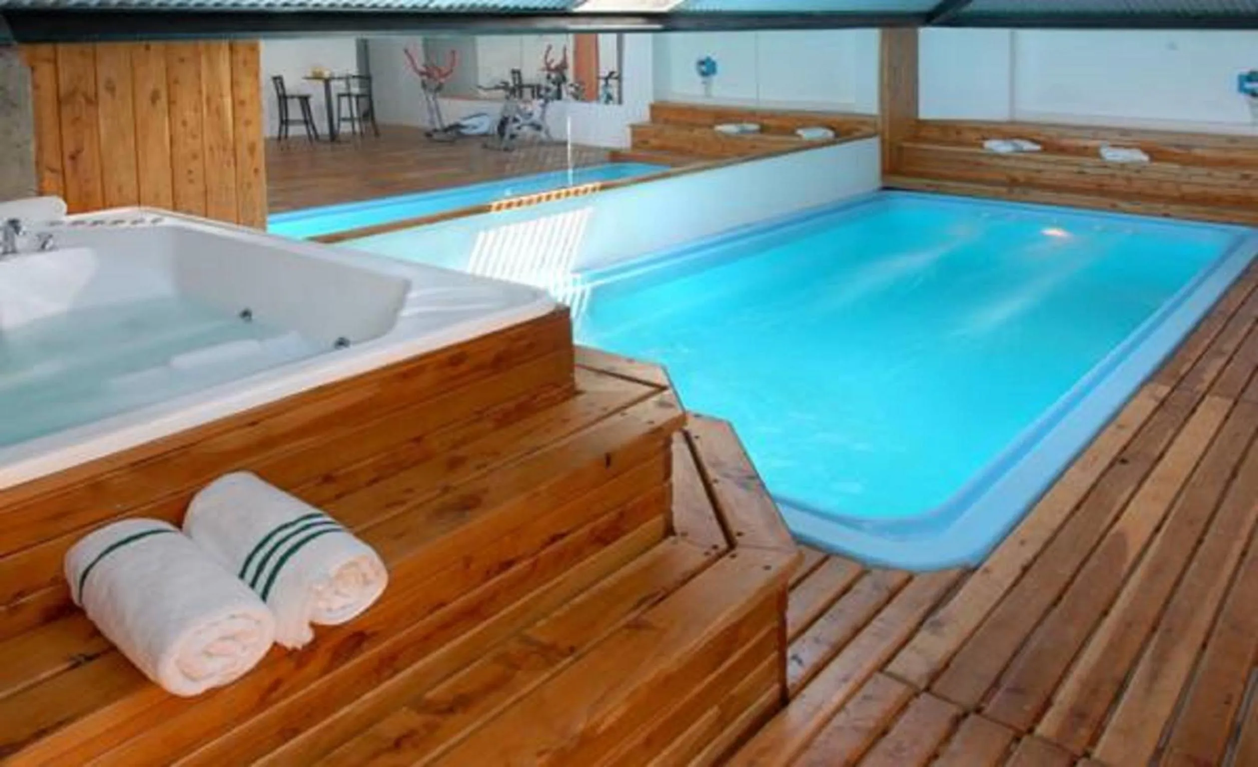 Pool view in Monte Cervino Hotel