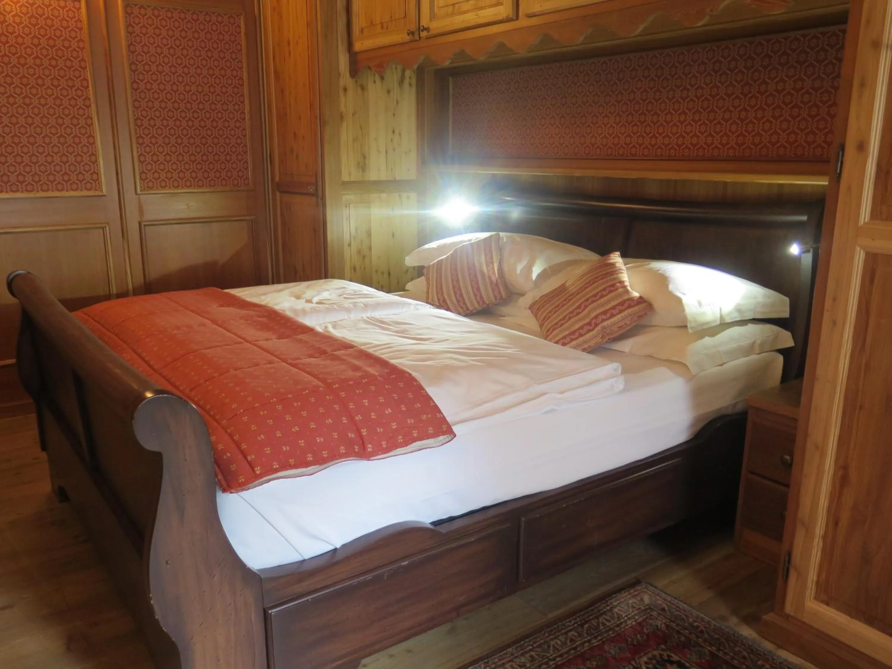 Bed in Chambres Mont Cervin