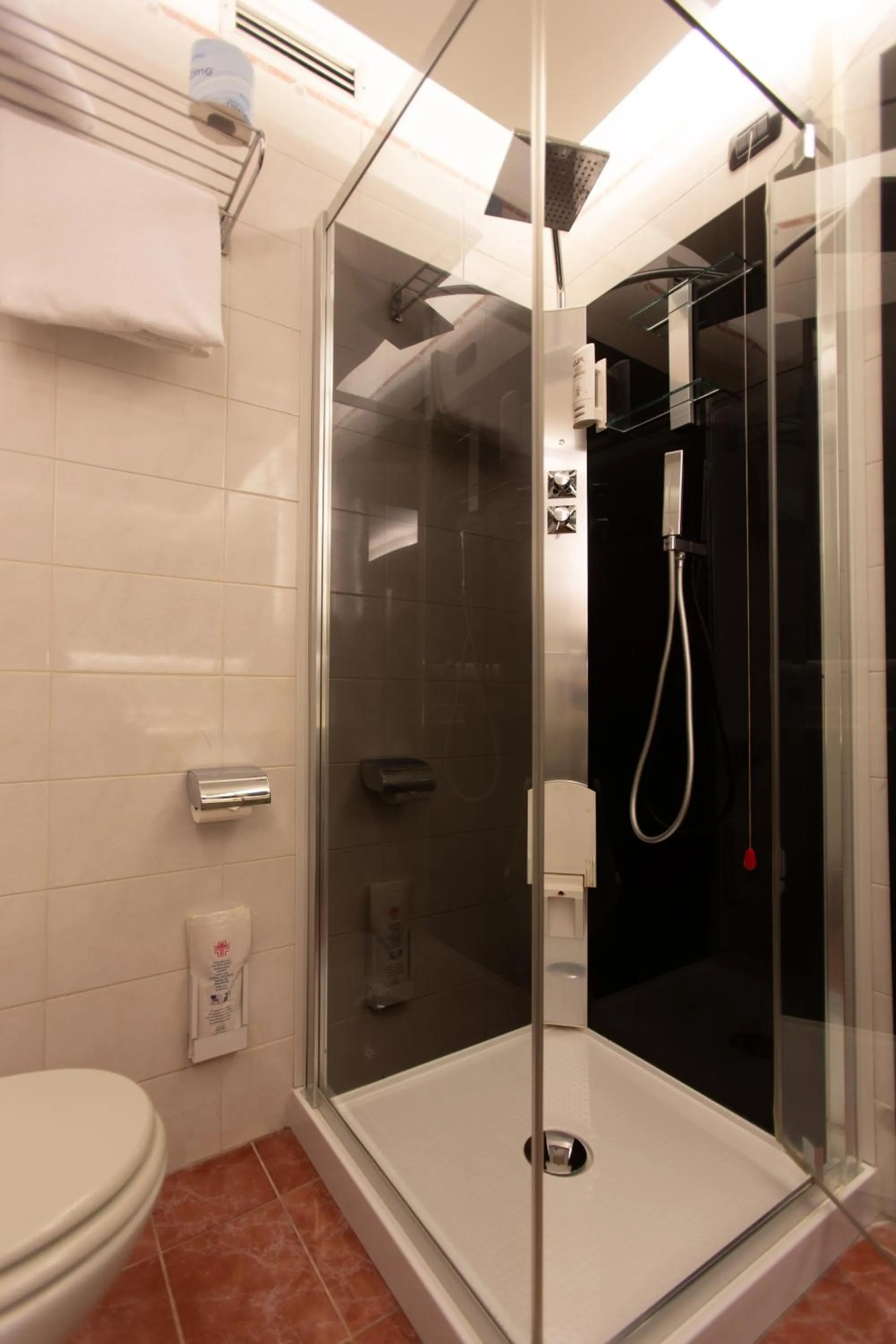 Shower in Hotel Pineta