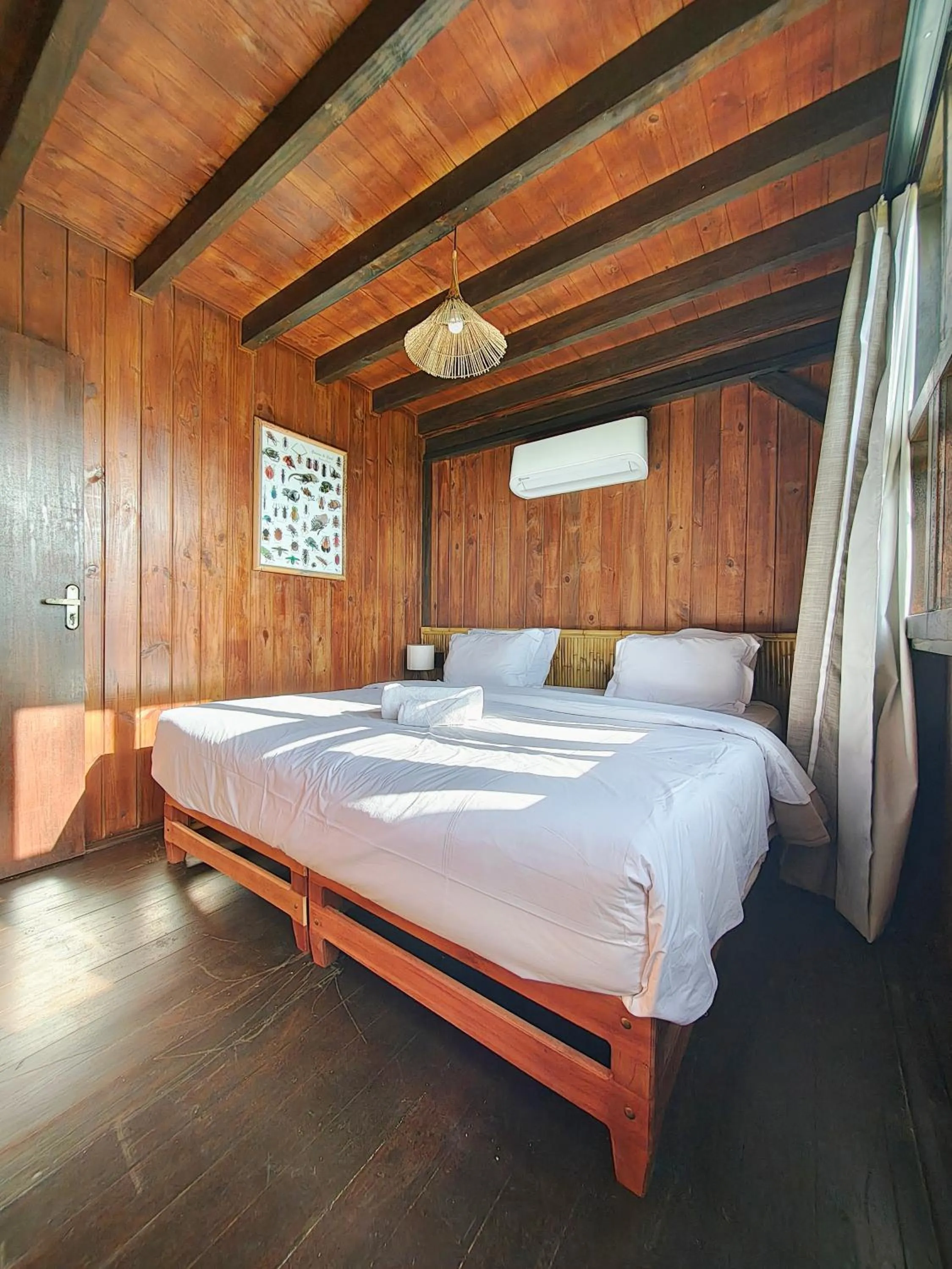 Bed in Pousada do Parque