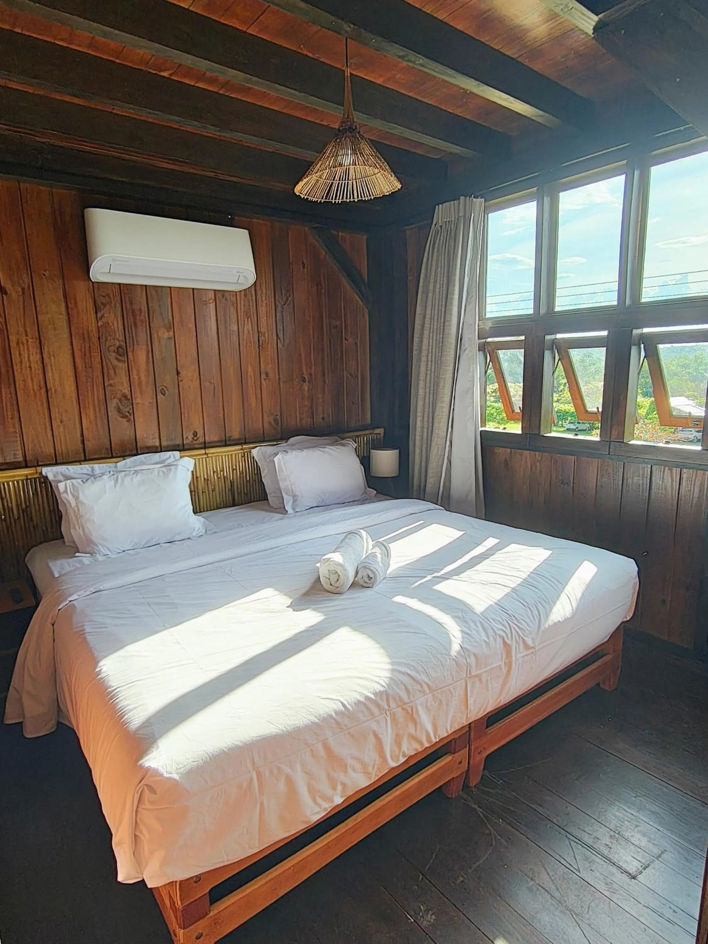 Bed in Pousada do Parque