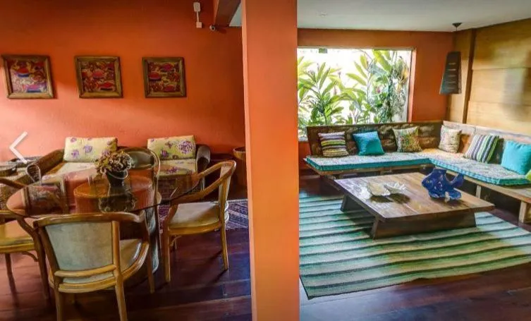 Communal lounge/ TV room in Pousada Pier do Pontal