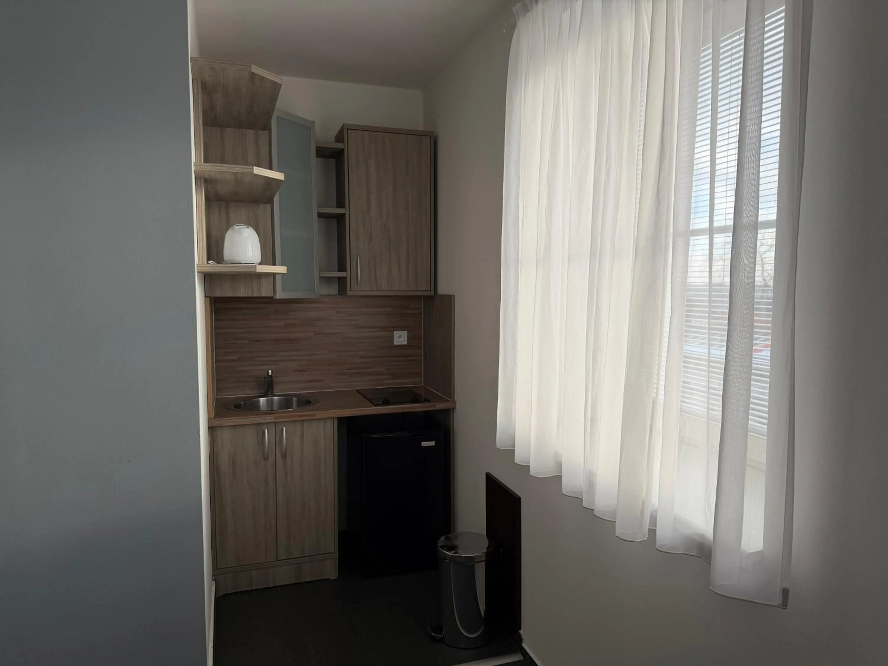 Kitchen or kitchenette in Hotel Palác