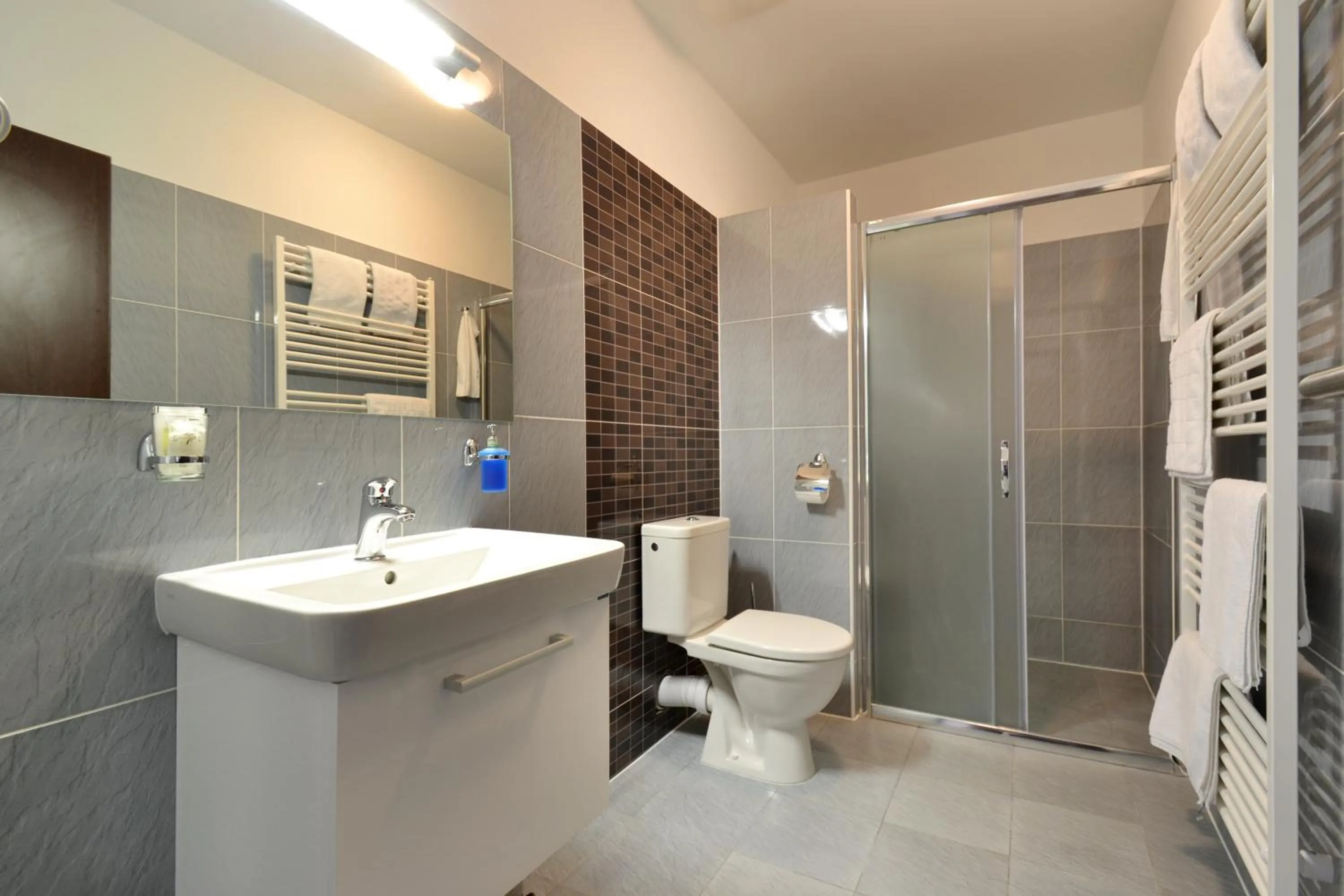 Shower in Hotel Palác