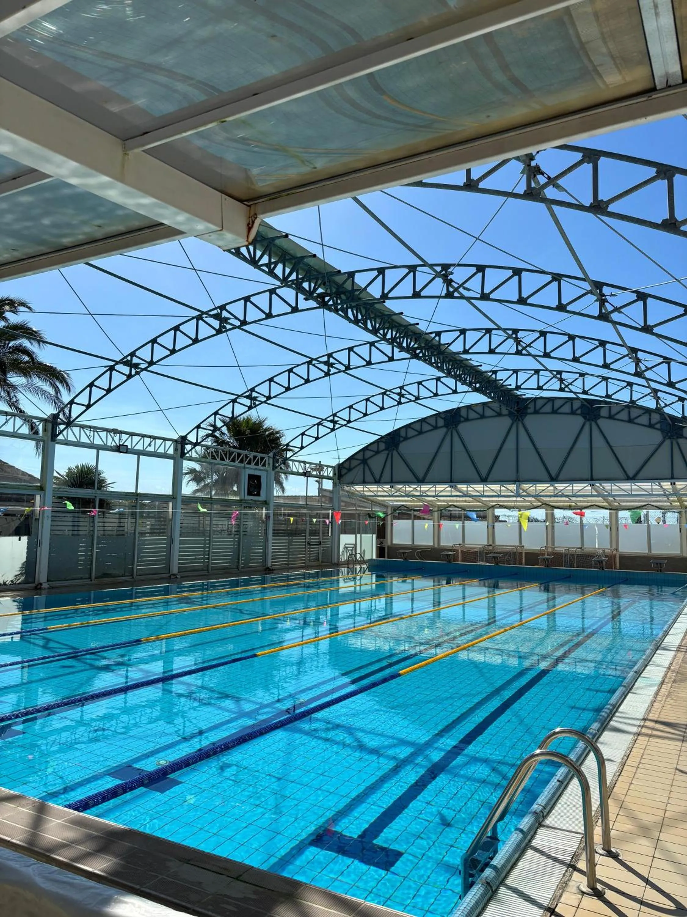 Pool view in Hotel La Cavalera
