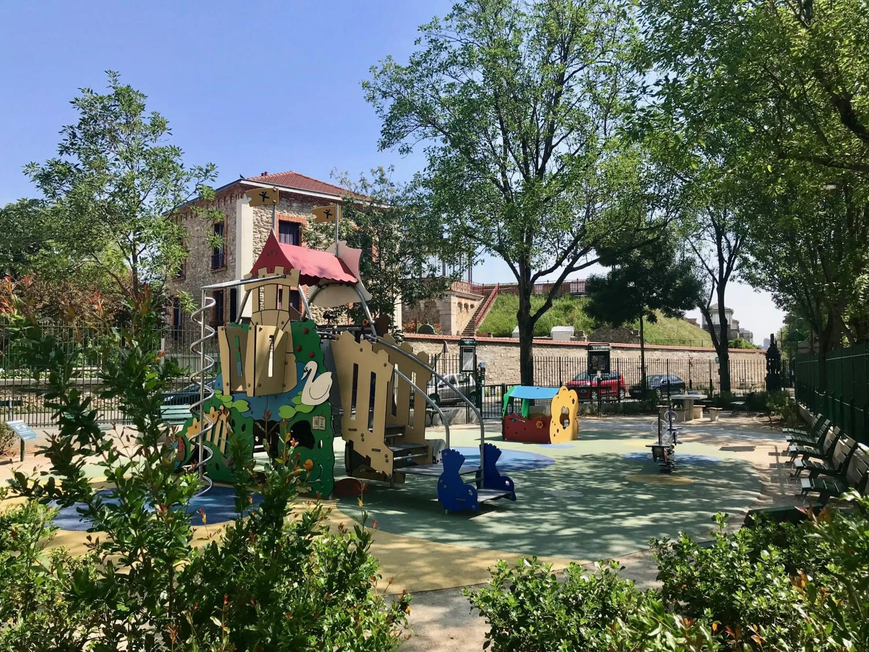 Children play ground in Maison Lavaud