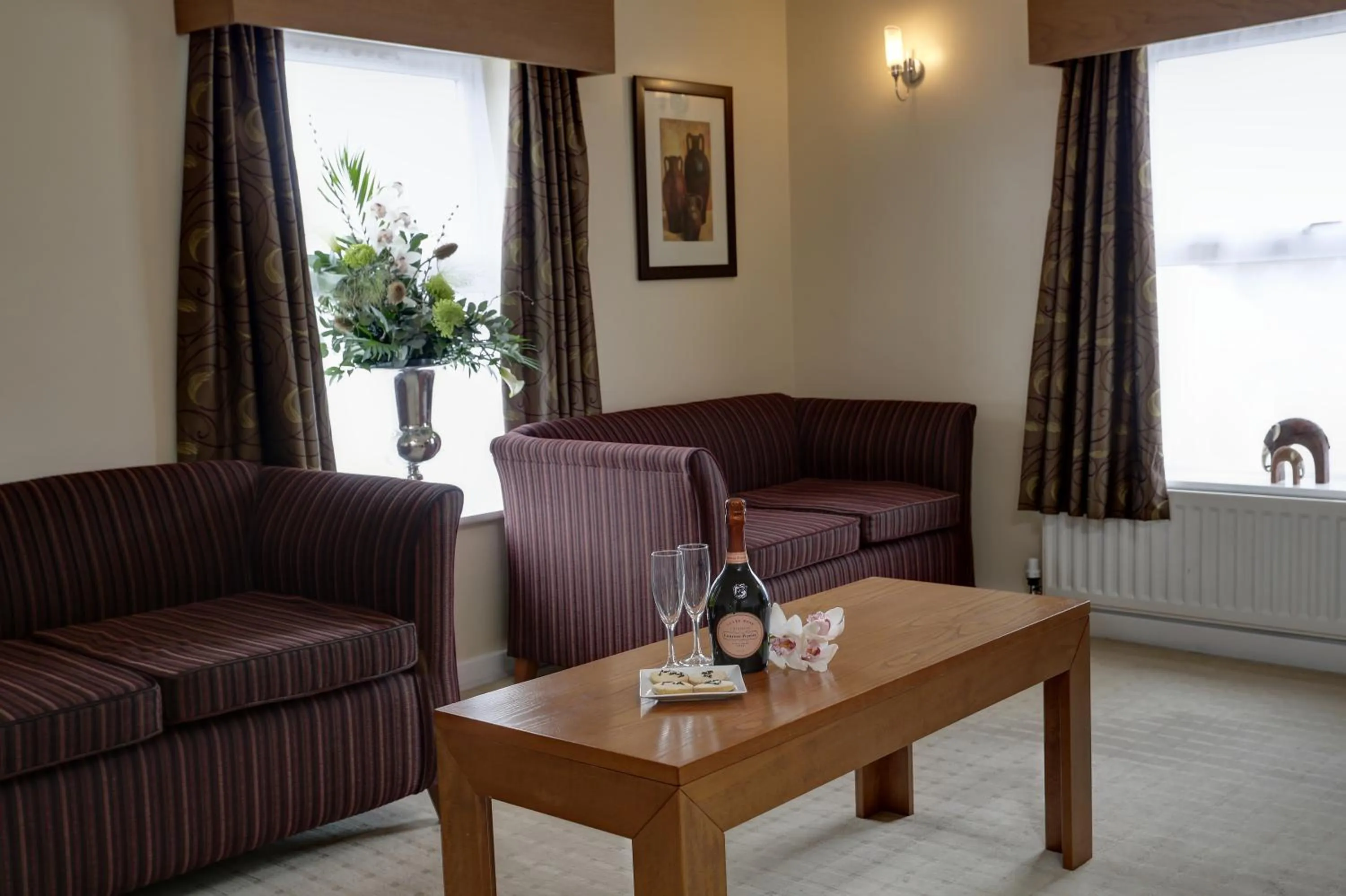 Seating area in Burn Hall Hotel
