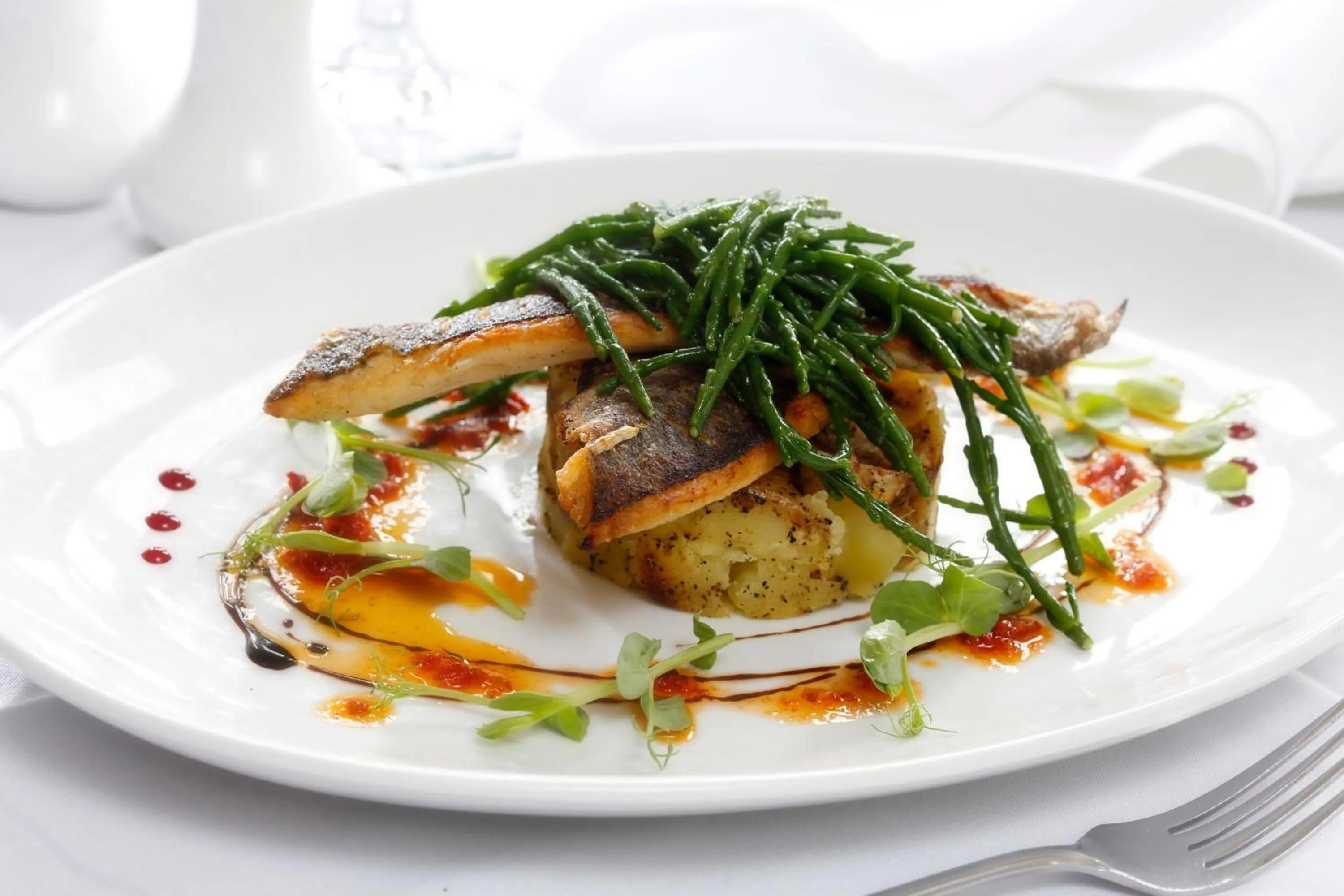 Food close-up in Burn Hall Hotel