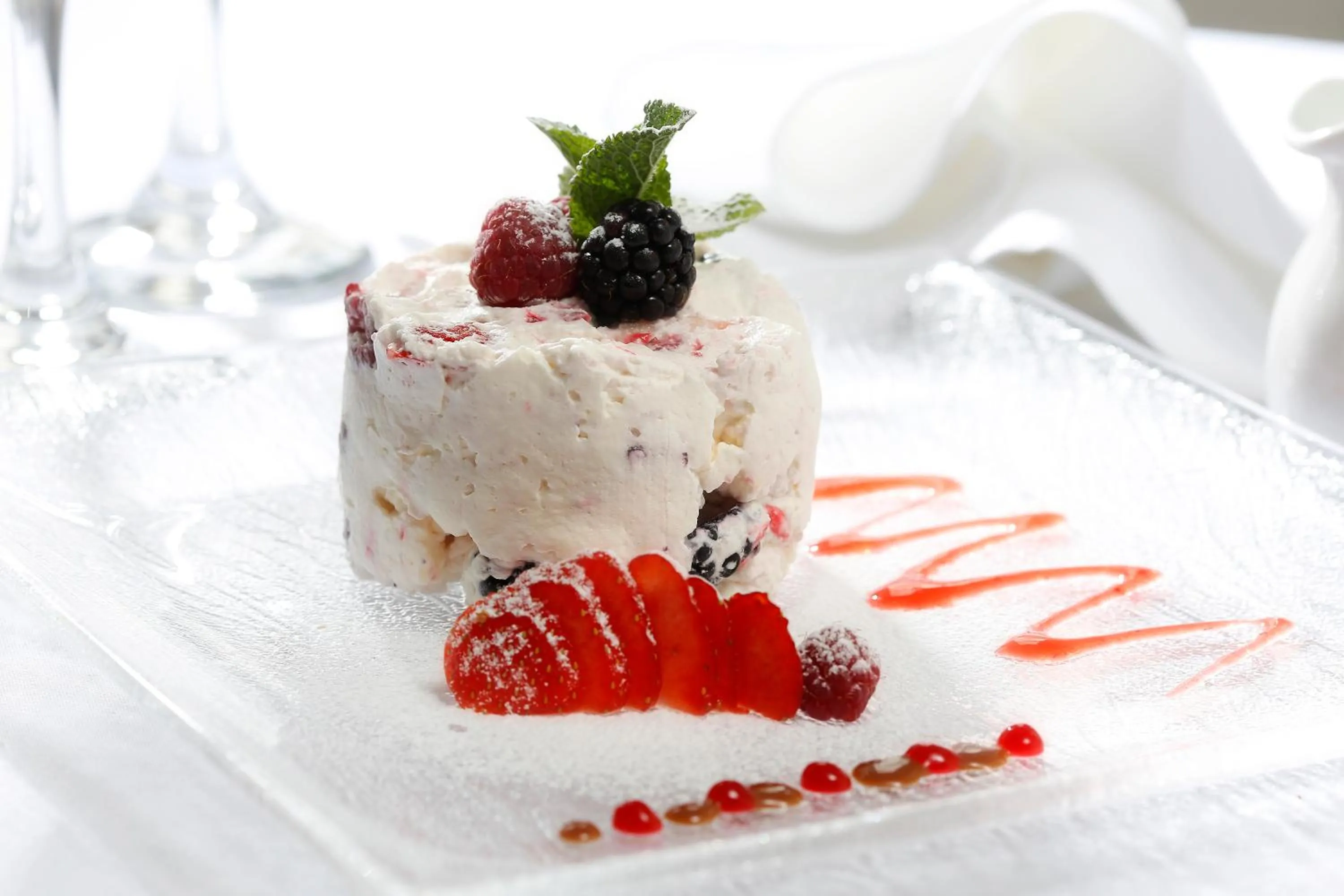 Food close-up in Burn Hall Hotel