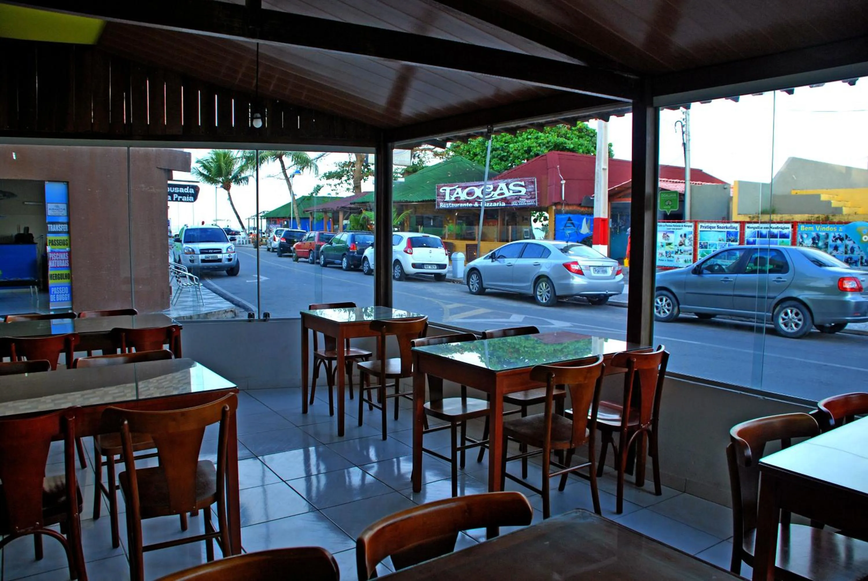 Dining area in Pousada Tartaruga